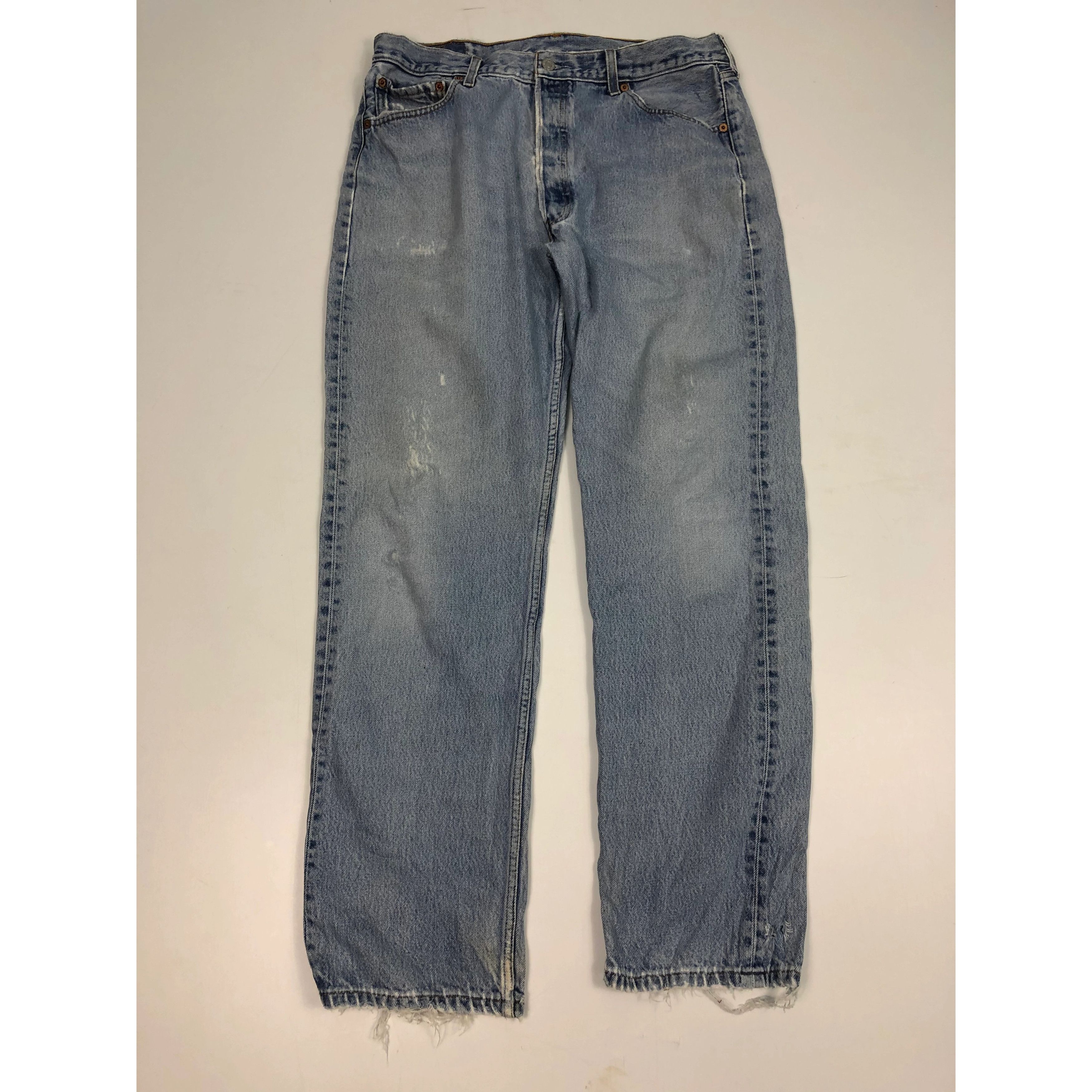 Levi's Vintage 90s Levis 501 Faded Denim Pant DP0040 Size US 33 - 1 Thumbnail