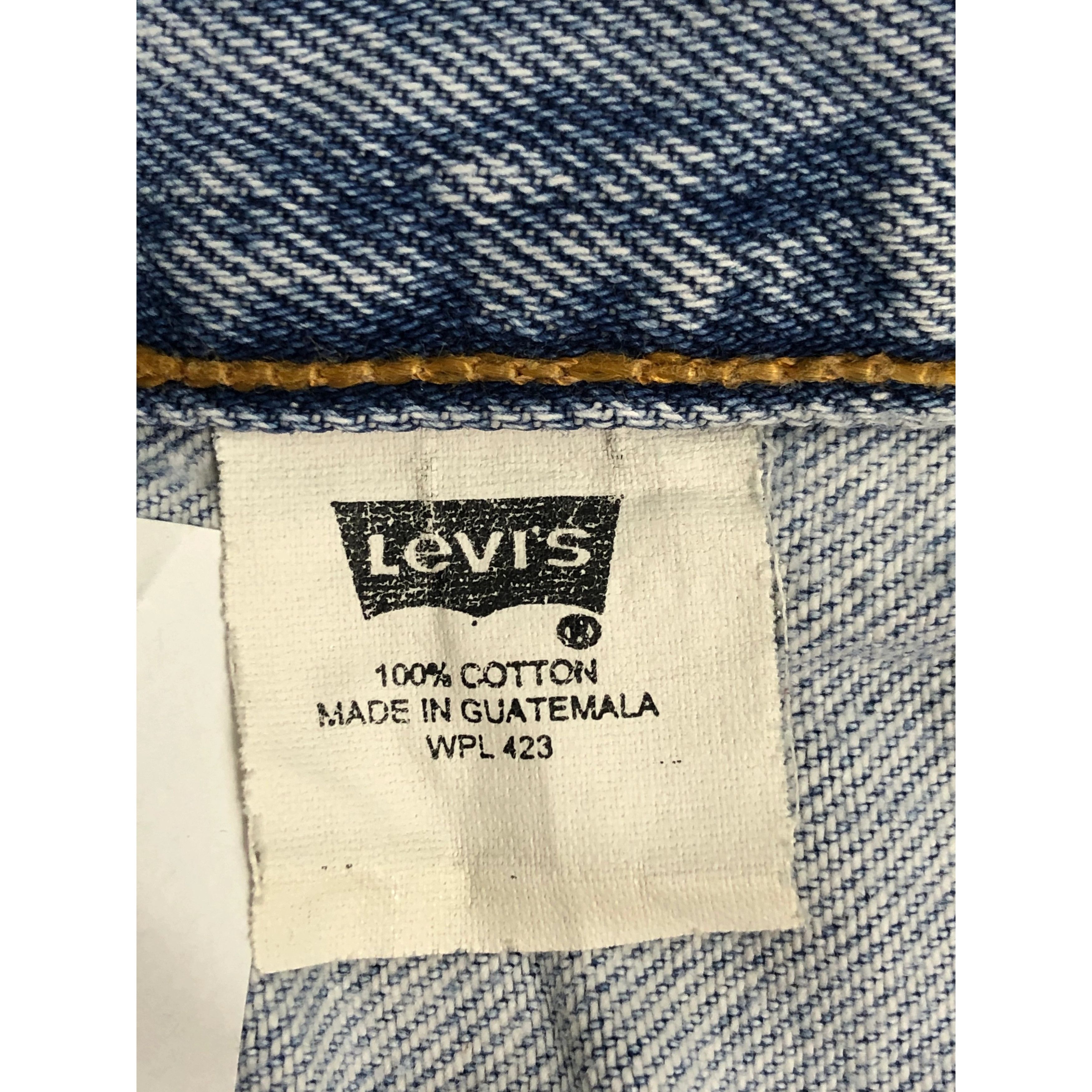 Levi's Vintage 90s Levis 501 Faded Denim Pant DP0040 Size US 33 - 6 Thumbnail