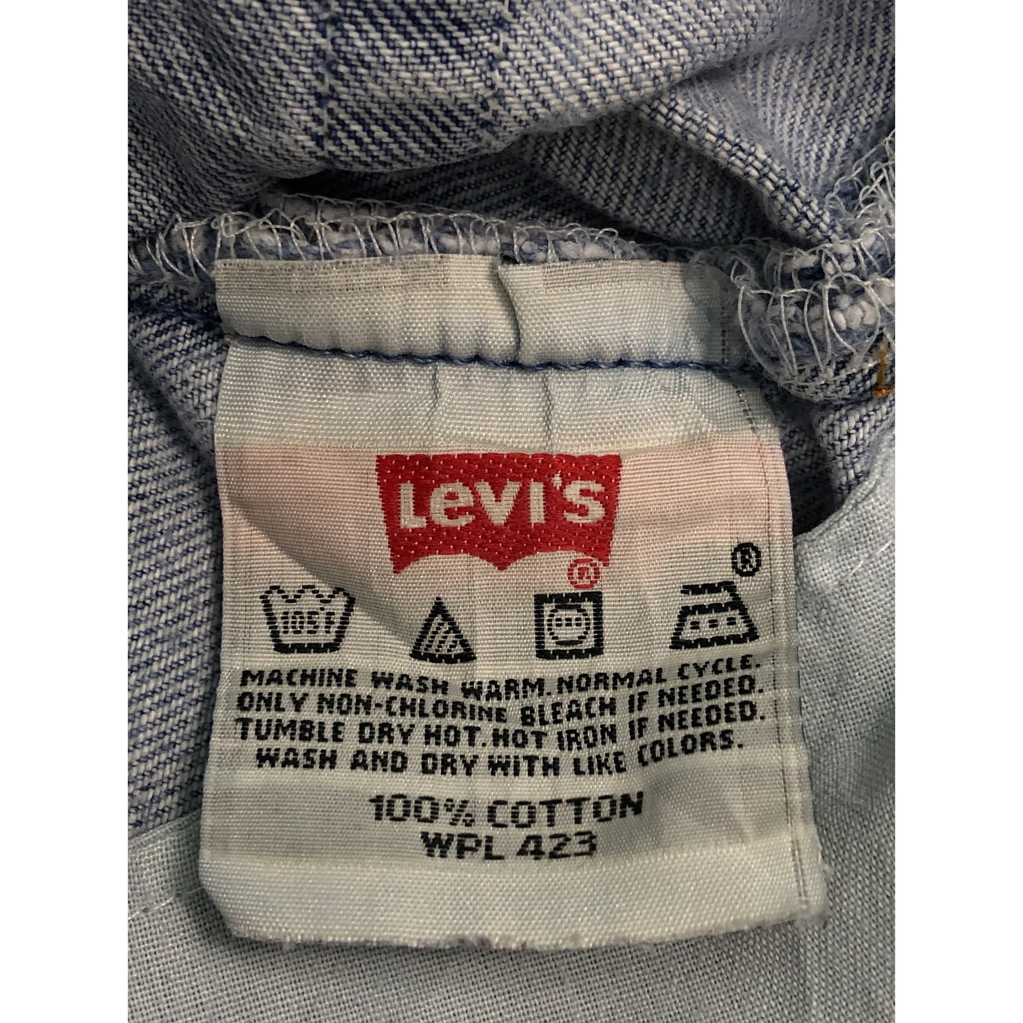Levi's Vintage 90s Levis 501 Faded Denim Pant DP0040 Size US 33 - 5 Thumbnail