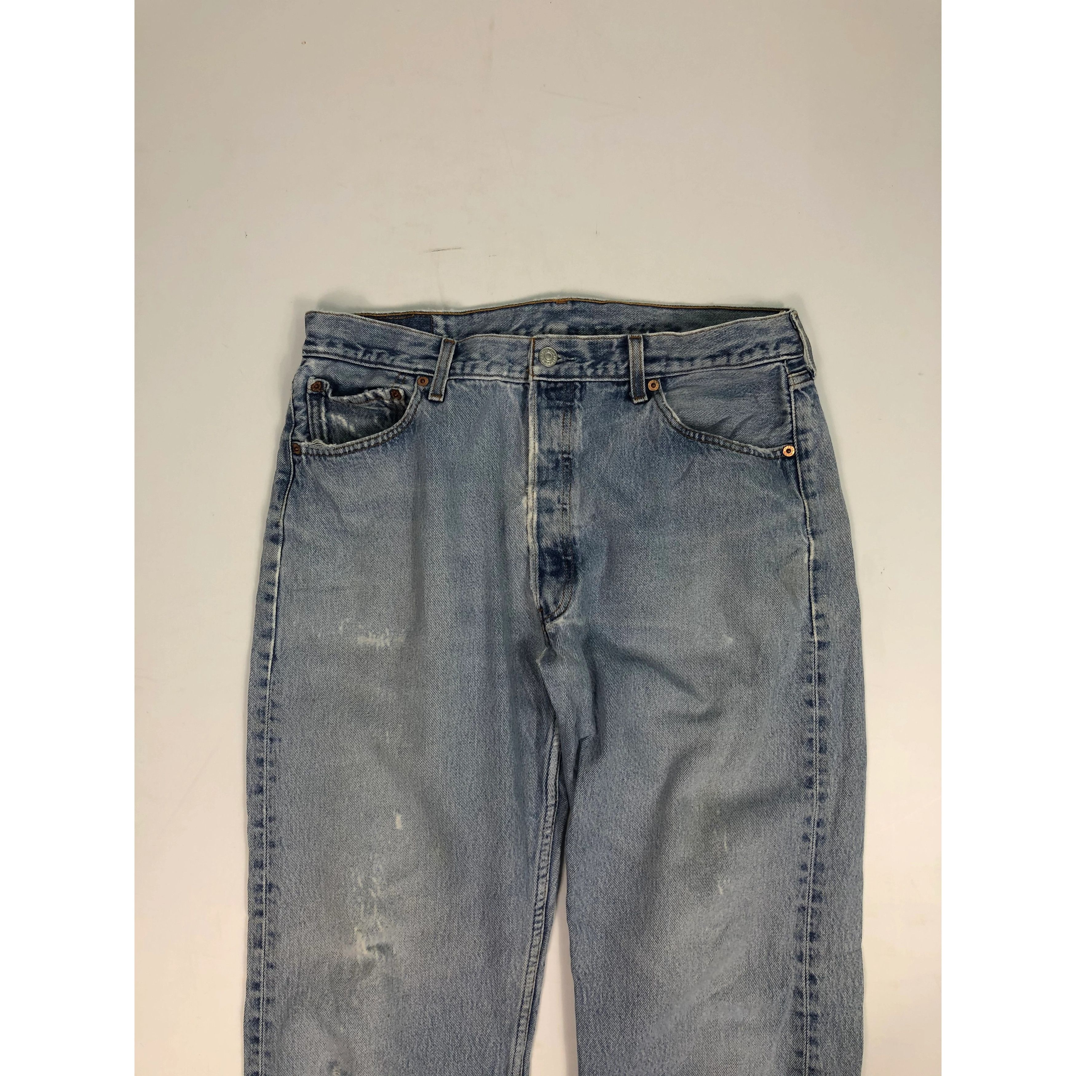Levi's Vintage 90s Levis 501 Faded Denim Pant DP0040 Size US 33 - 2 Thumbnail