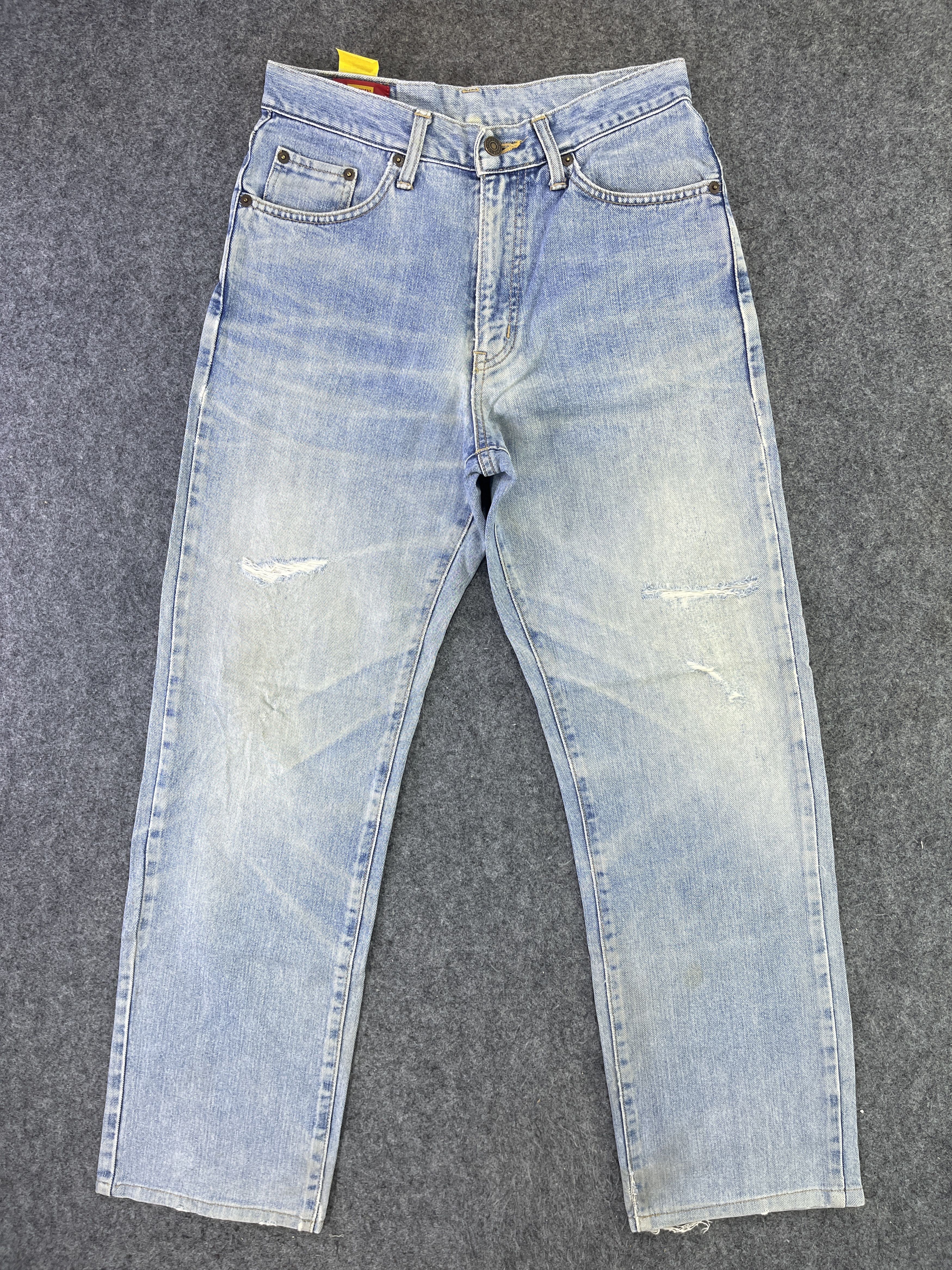 Edwin Edwin 604 Faded Distressed Jeans - J903 Size US 29 - 1 Thumbnail