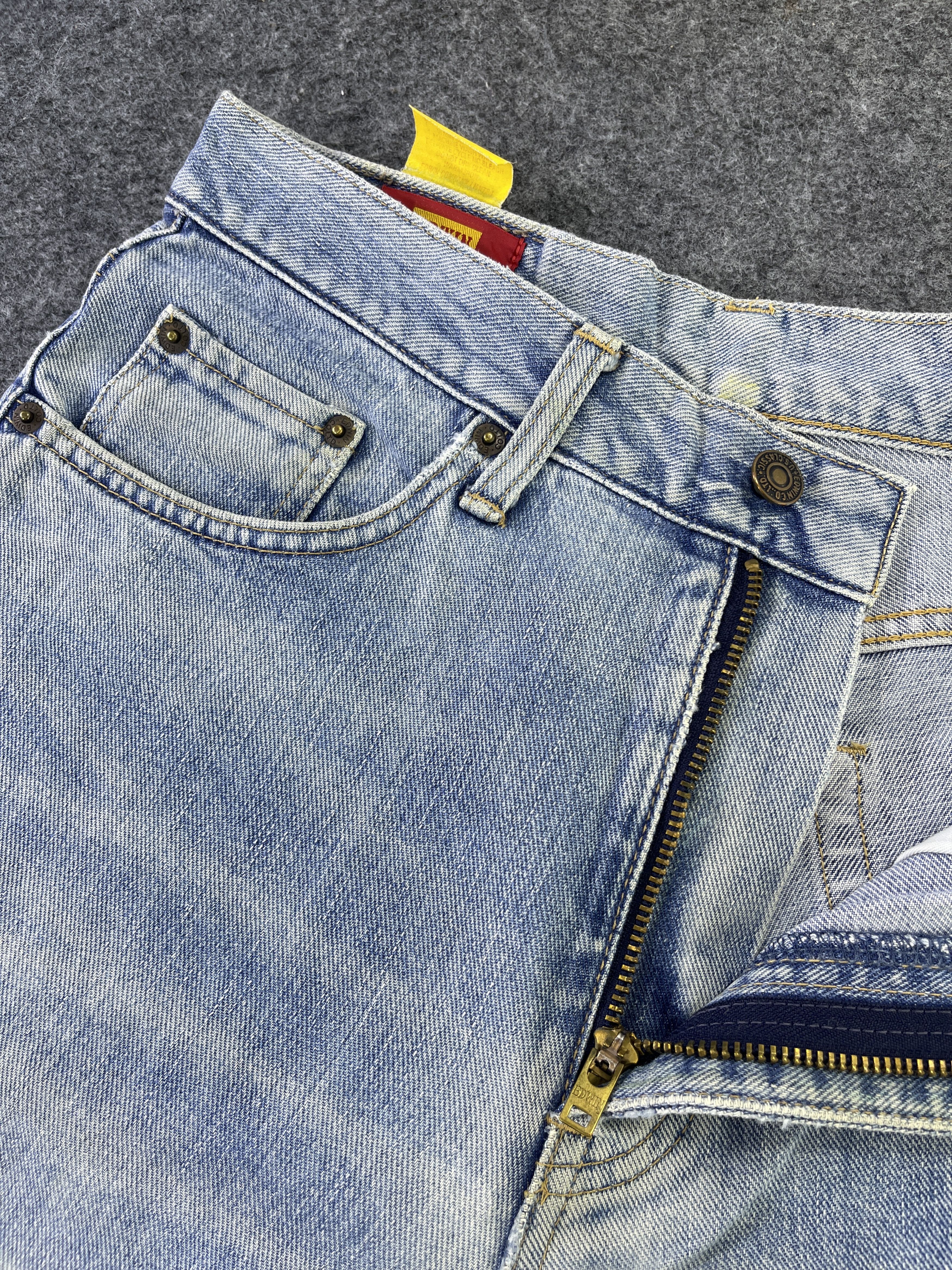 Edwin Edwin 604 Faded Distressed Jeans - J903 Size US 29 - 5 Thumbnail