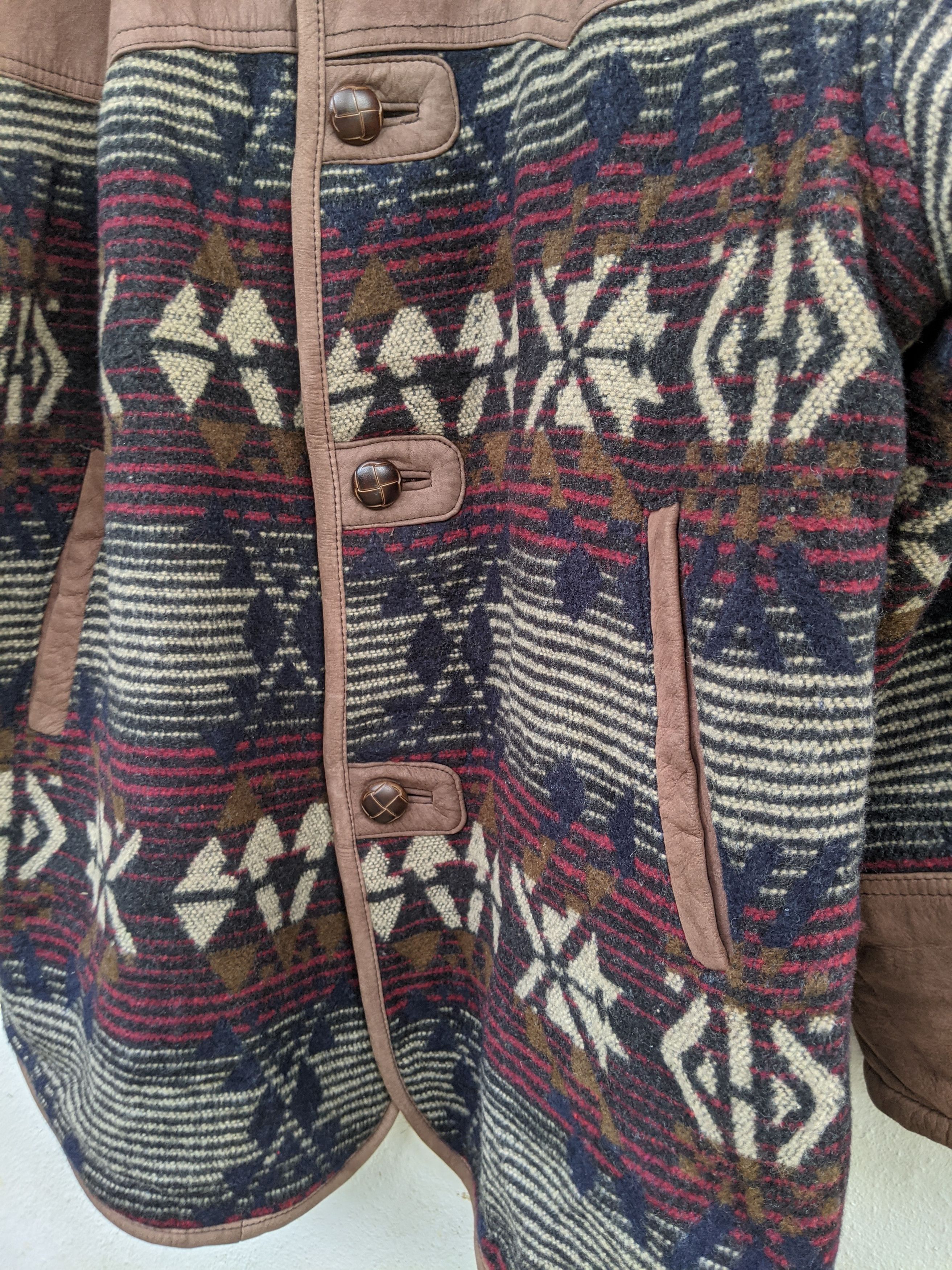 Japanese Brand VOLDUGT HOMME NAVAJO HEAVY BUTTON DOWN JACKET Size US XL / EU 56 / 4 - 7 Thumbnail
