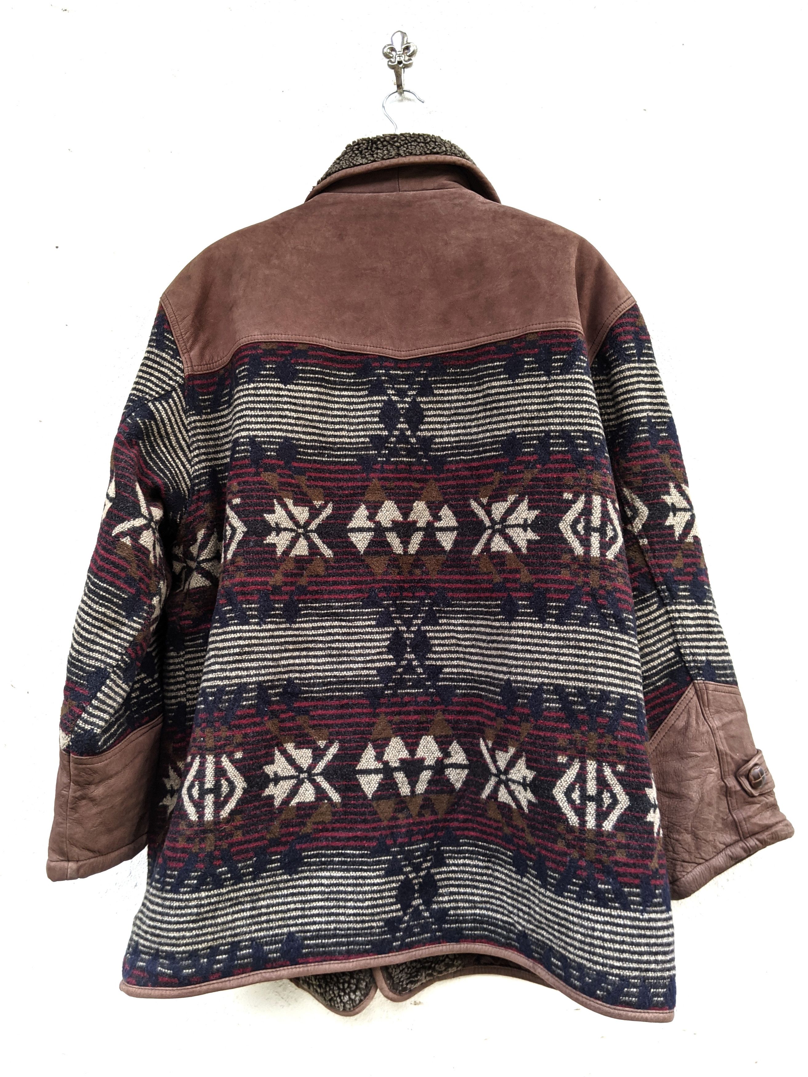 Japanese Brand VOLDUGT HOMME NAVAJO HEAVY BUTTON DOWN JACKET Size US XL / EU 56 / 4 - 2 Thumbnail