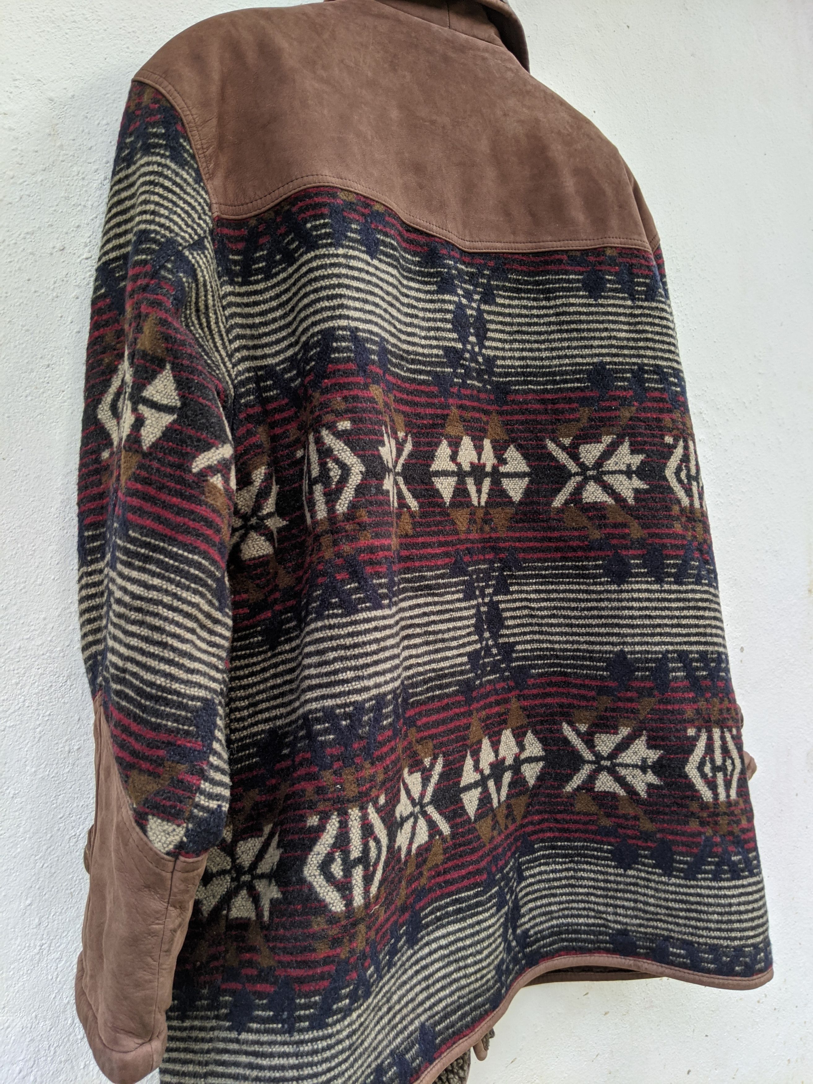 Japanese Brand VOLDUGT HOMME NAVAJO HEAVY BUTTON DOWN JACKET Size US XL / EU 56 / 4 - 5 Thumbnail