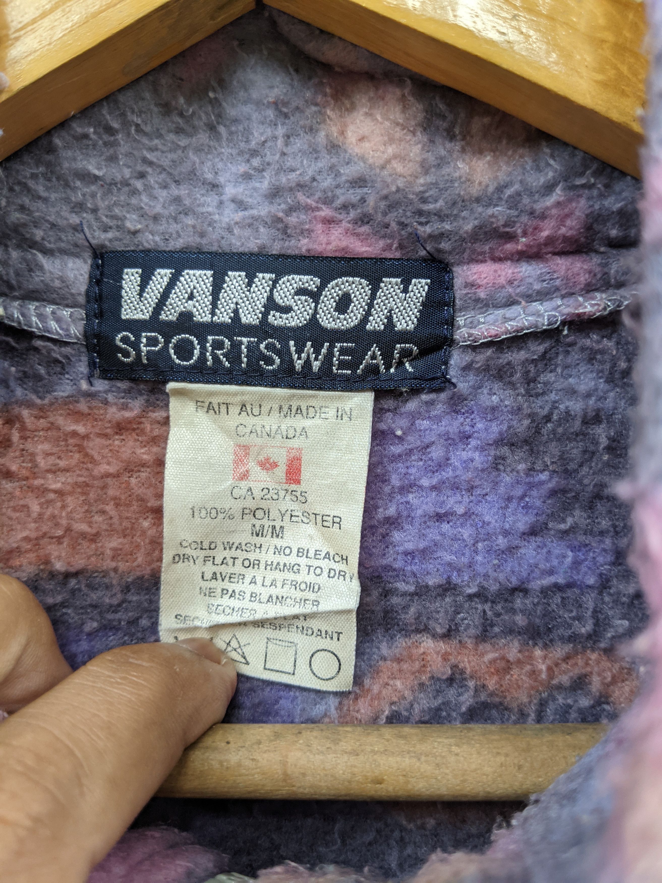 Vanson Leathers VANSON SPORTWEAR NAVAJO BOMBER JACKET STYLE Size US M / EU 48-50 / 2 - 8 Thumbnail