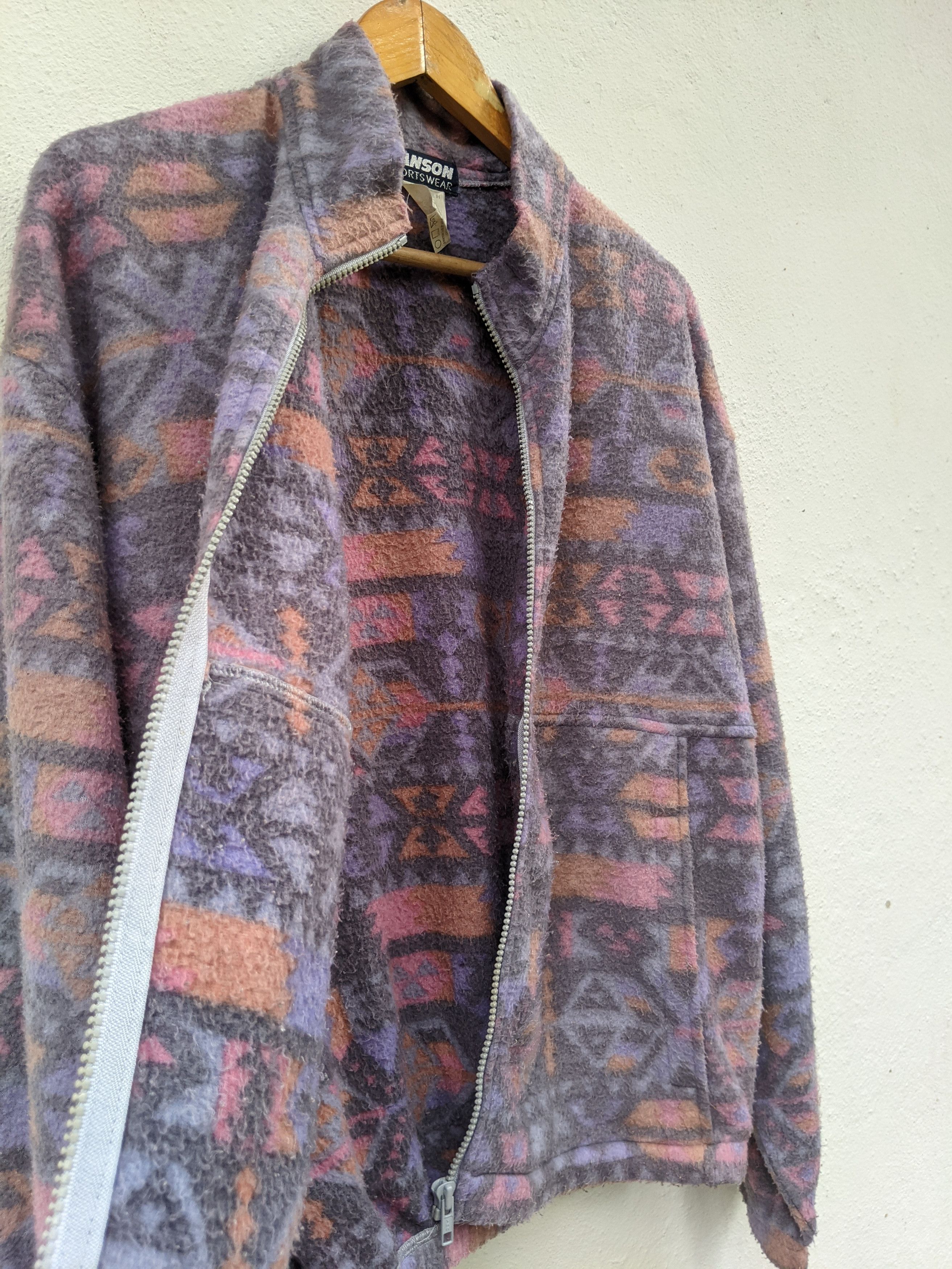 Vanson Leathers VANSON SPORTWEAR NAVAJO BOMBER JACKET STYLE Size US M / EU 48-50 / 2 - 3 Thumbnail