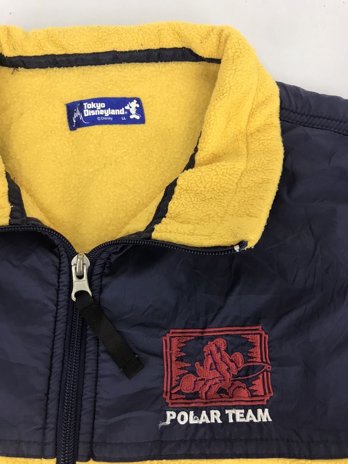 Disney Vintage Tokyo Disneyland Mickey Mouse Polar Team Fleece Size US XL / EU 56 / 4 - 2 Thumbnail