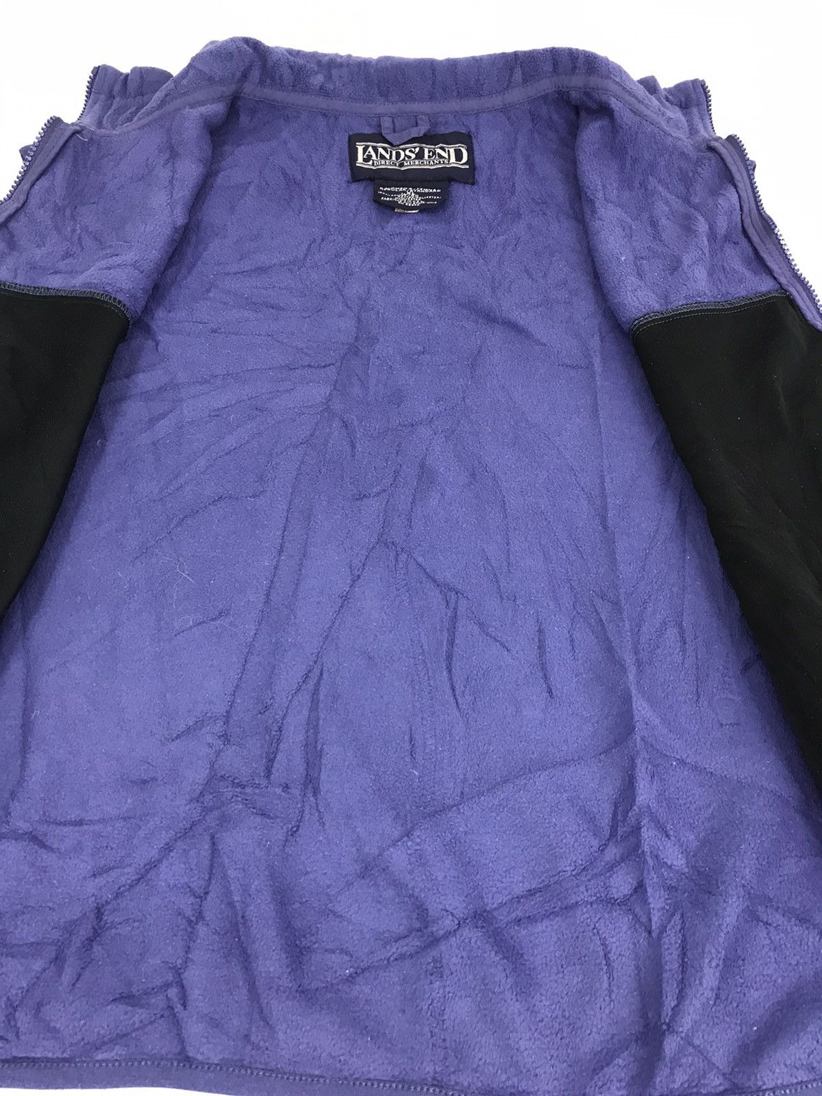 Lands' End × Vintage Vintage Lands’ End USA Polartec Vest Fleece Jacket Design Size US L / EU 52-54 / 3 - 3 Thumbnail