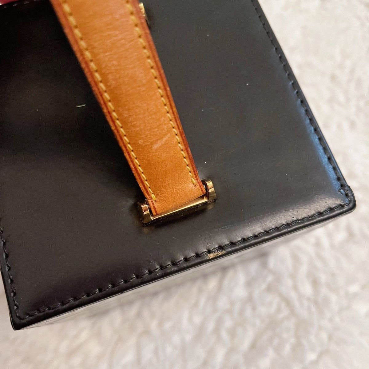 Louis Vuitton LOUIS VUITTON VINTAGE BLACK BLEECKER BAG Size ONE SIZE - 4 Thumbnail