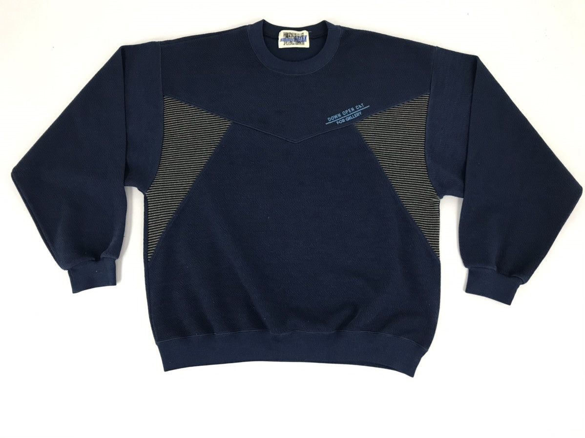 image of Vintage Collection Catax Sweatshirt Pull Over in Blue Black, Men's (Size Medium)
