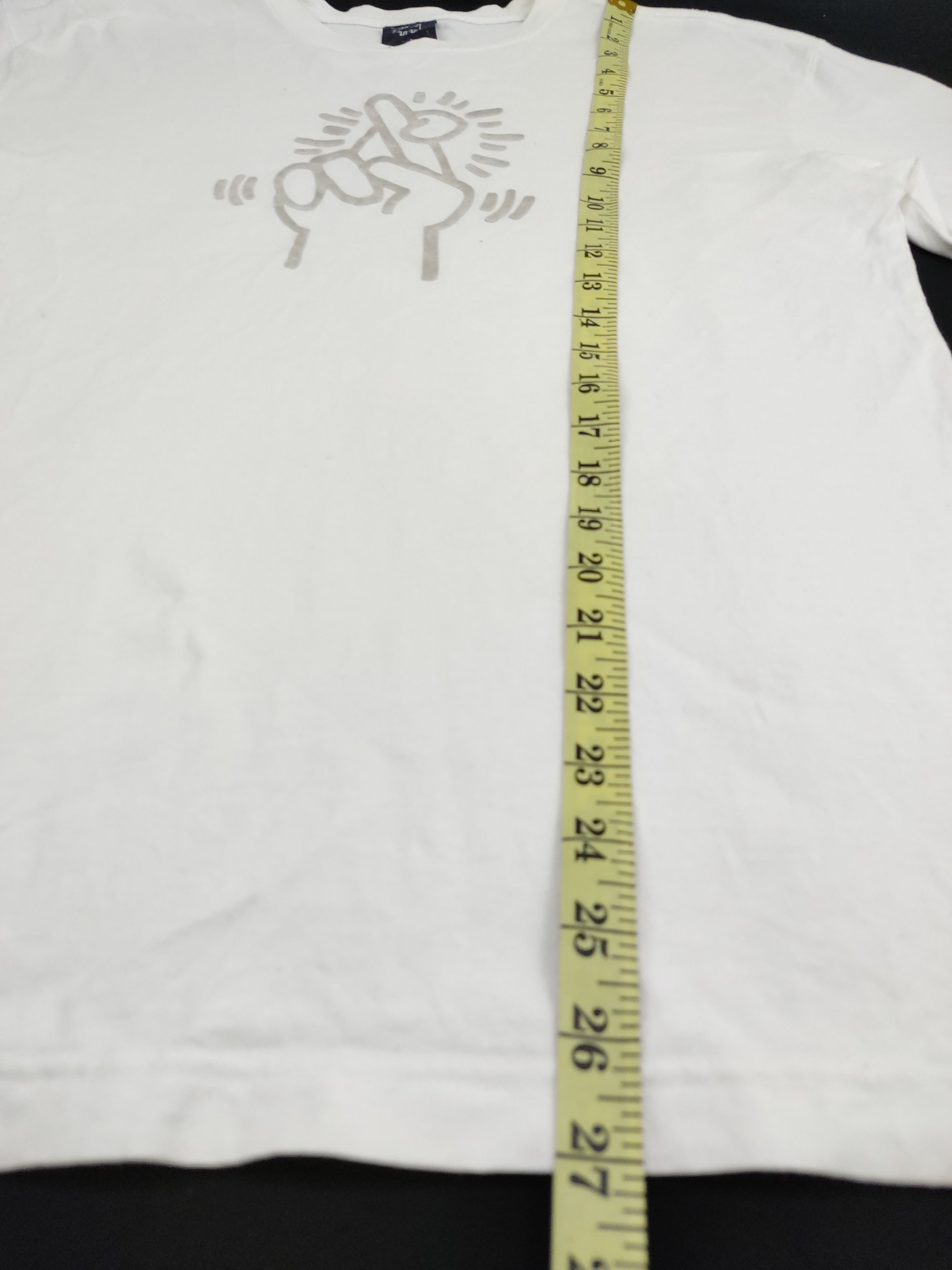 Japanese Brand Keith Haring Folded Peace Finger Logo Pop Art Long Sleeve Size US M / EU 48-50 / 2 - 11 Thumbnail