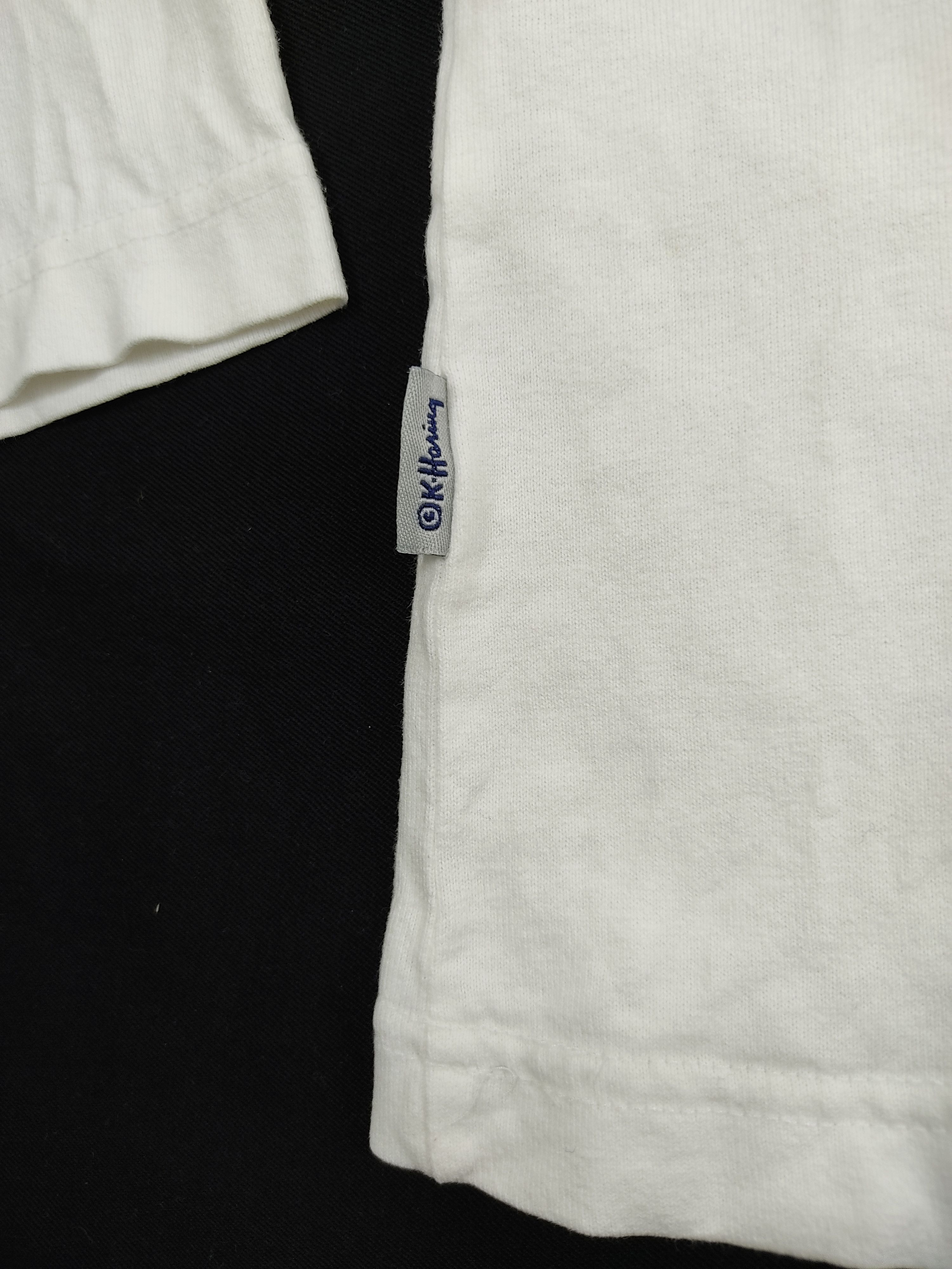 Japanese Brand Keith Haring Folded Peace Finger Logo Pop Art Long Sleeve Size US M / EU 48-50 / 2 - 4 Thumbnail