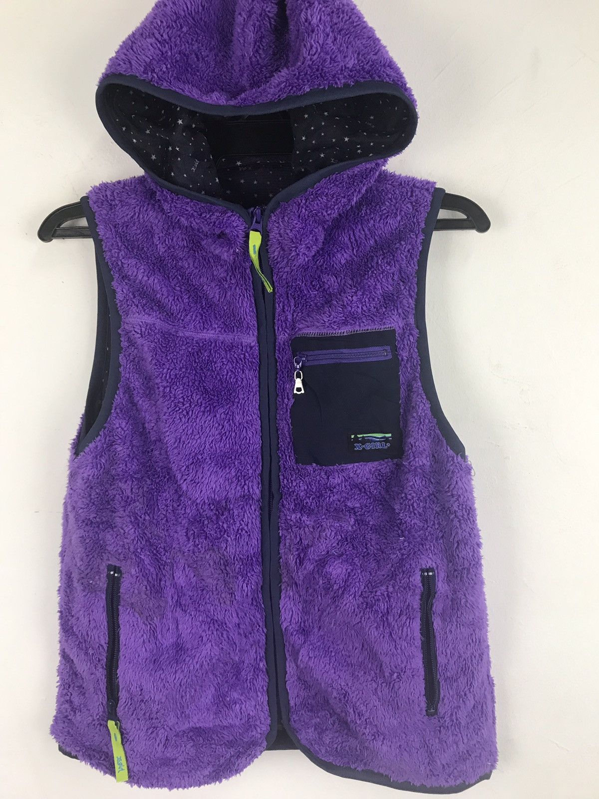 Japanese Brand Streetwear X-Girl Vest Hoodie Fleece Jacket Size M / US 6-8 / IT 42-44 - 2 Thumbnail