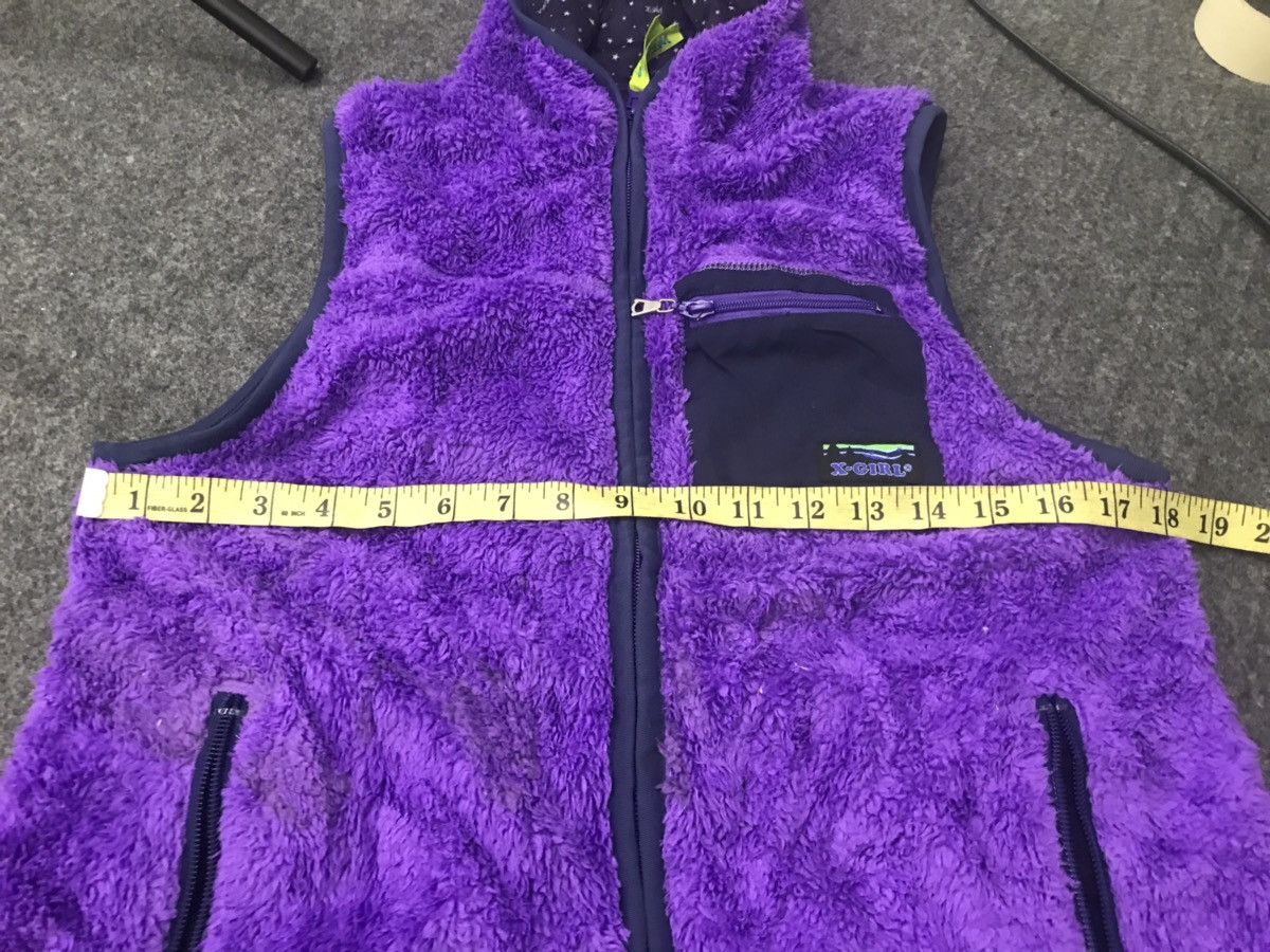 Japanese Brand Streetwear X-Girl Vest Hoodie Fleece Jacket Size M / US 6-8 / IT 42-44 - 9 Thumbnail