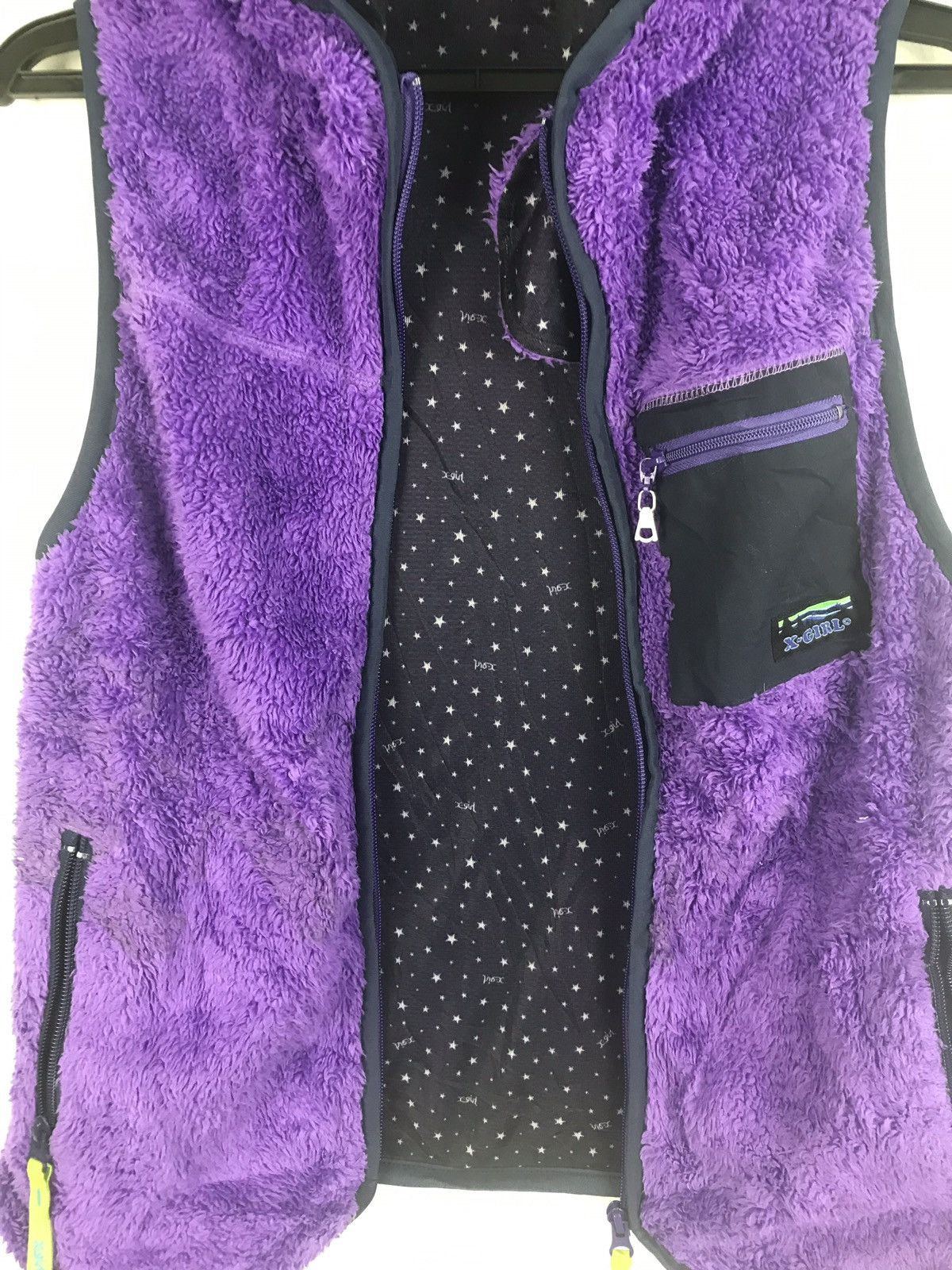 Japanese Brand Streetwear X-Girl Vest Hoodie Fleece Jacket Size M / US 6-8 / IT 42-44 - 5 Thumbnail