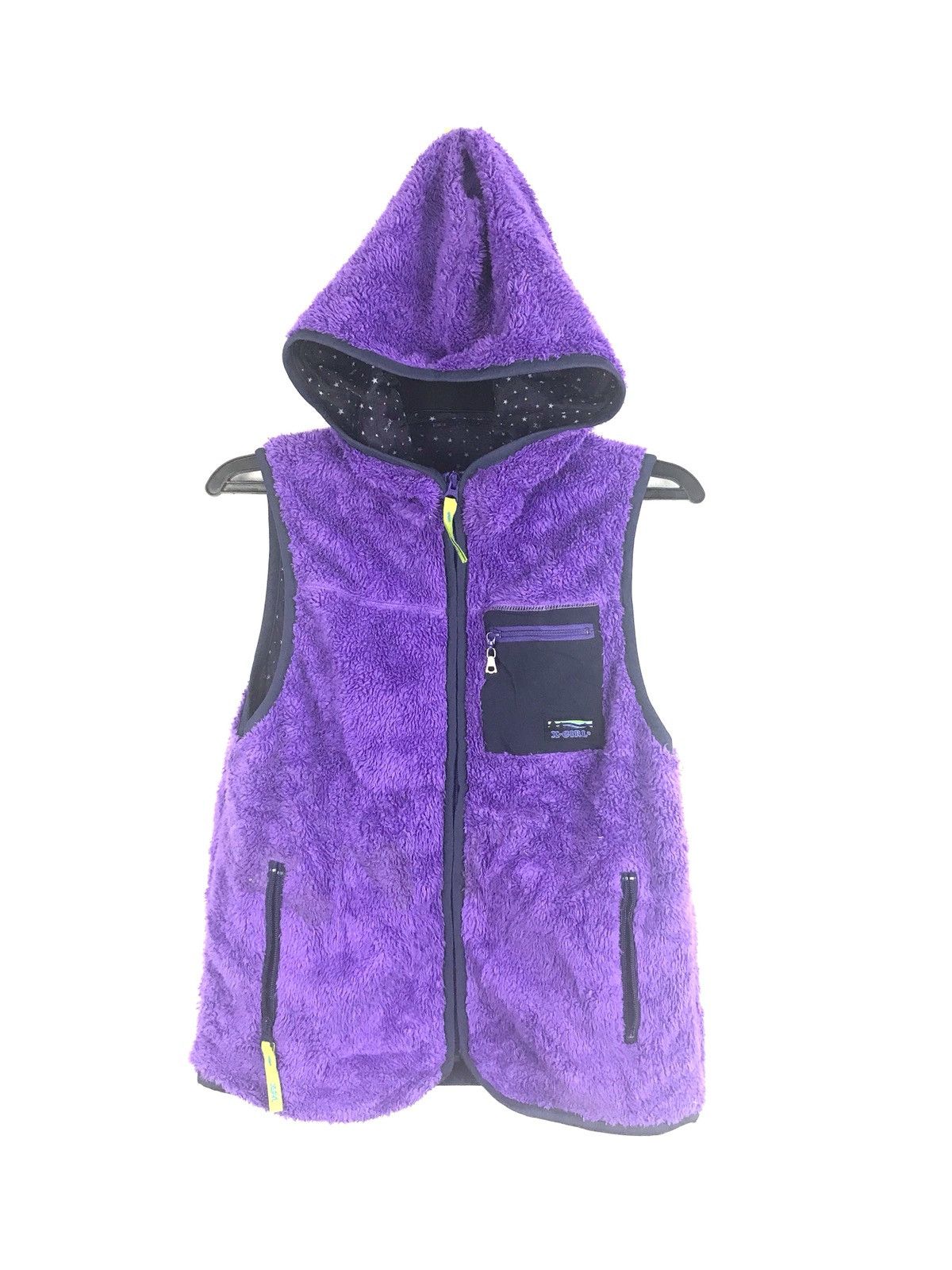 Japanese Brand Streetwear X-Girl Vest Hoodie Fleece Jacket Size M / US 6-8 / IT 42-44 - 1 Thumbnail