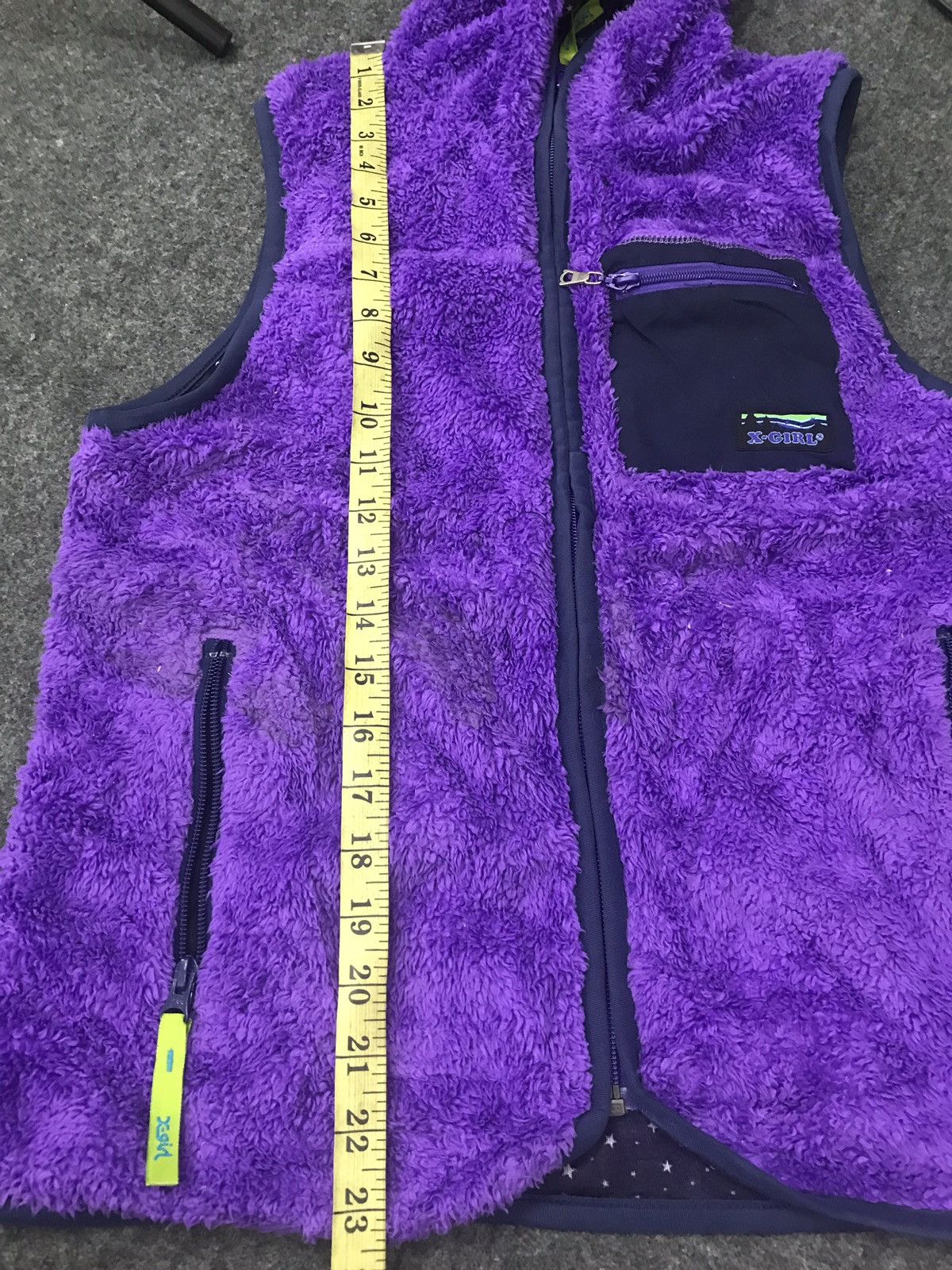 Japanese Brand Streetwear X-Girl Vest Hoodie Fleece Jacket Size M / US 6-8 / IT 42-44 - 10 Thumbnail