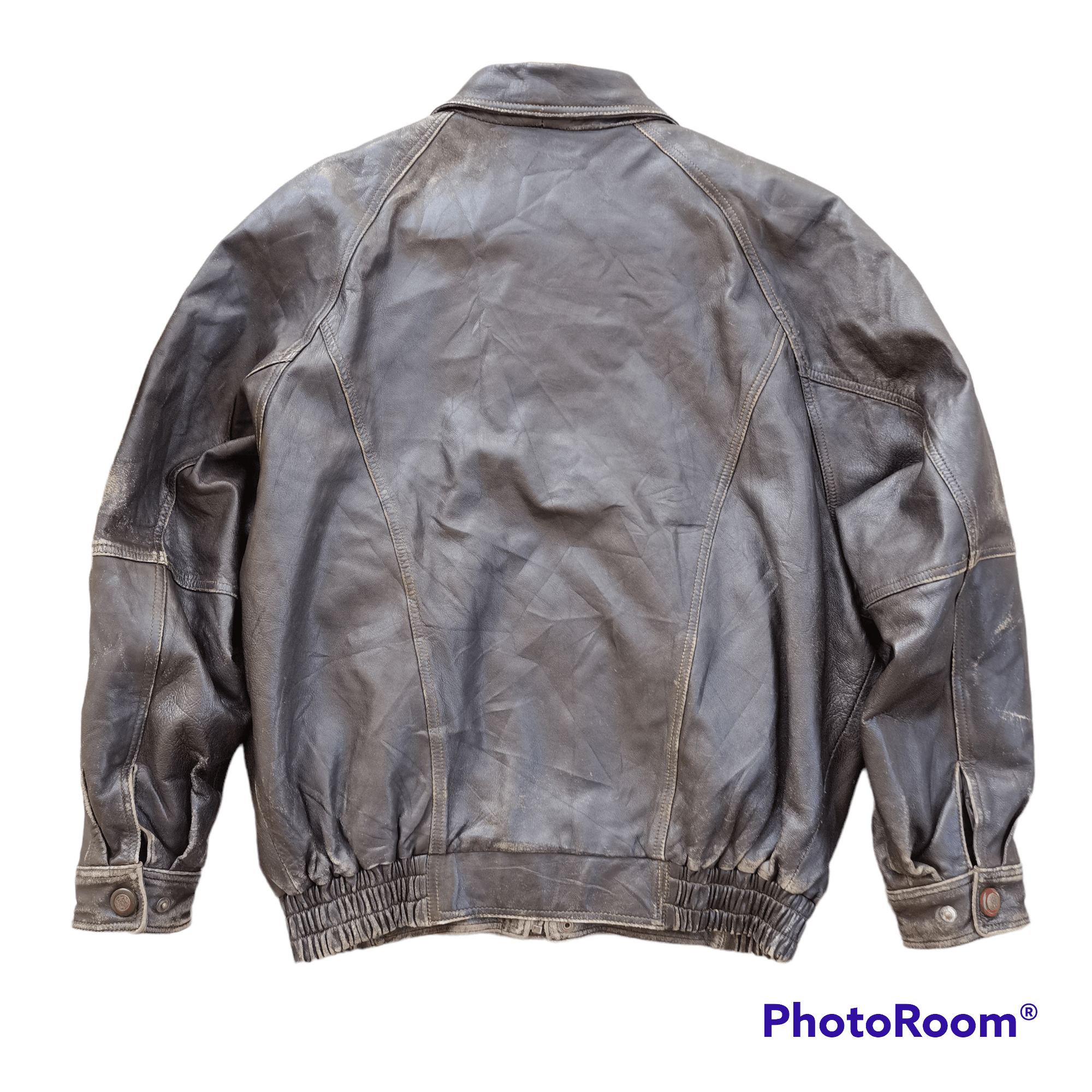 Genuine Leather Archive🔥Vintage Japanese Brand Genuine Leather Jacket Size US XL / EU 56 / 4 - 2 Thumbnail