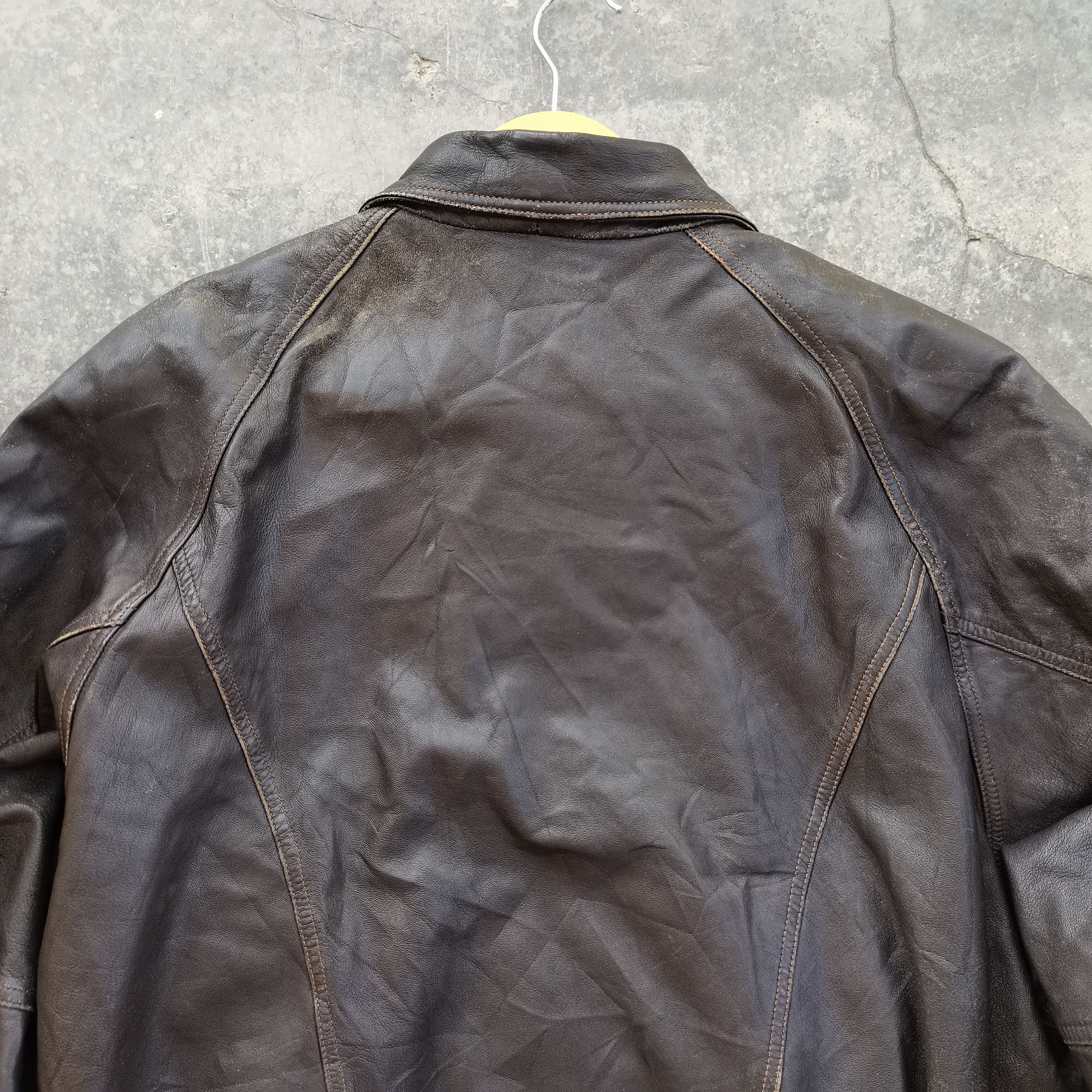 Archive🔥Vintage Japanese Brand Genuine Leather Jacket