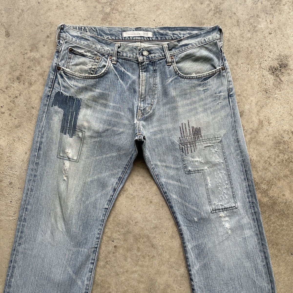 Vintage Japan Edwin Faded Denim Jeans Pants W36x30