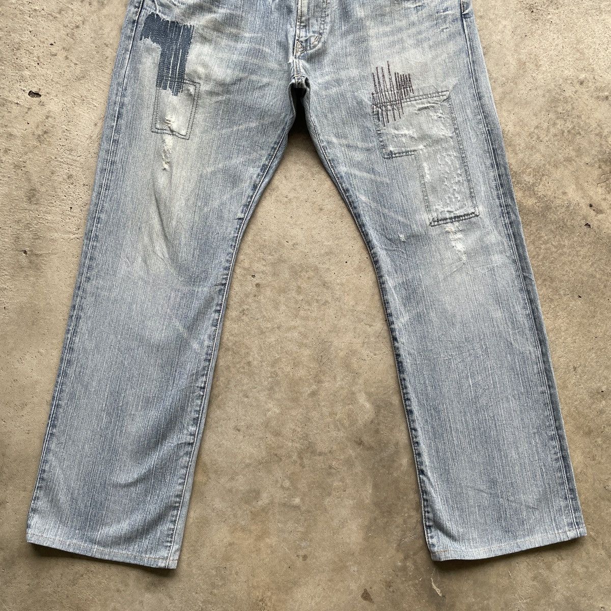 Vintage Japan Edwin Faded Denim Jeans Pants W36x30