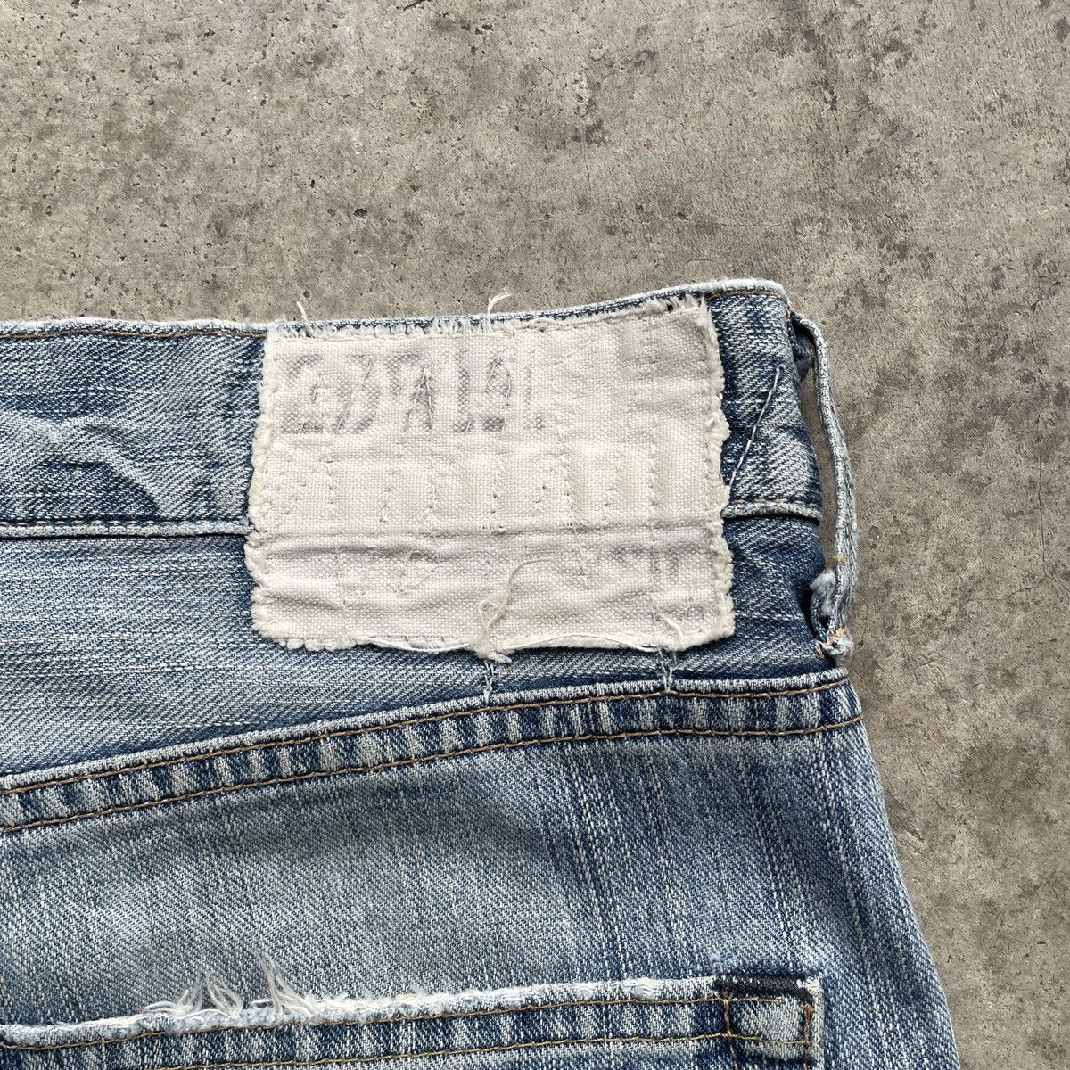Vintage Japan Edwin Faded Denim Jeans Pants W36x30