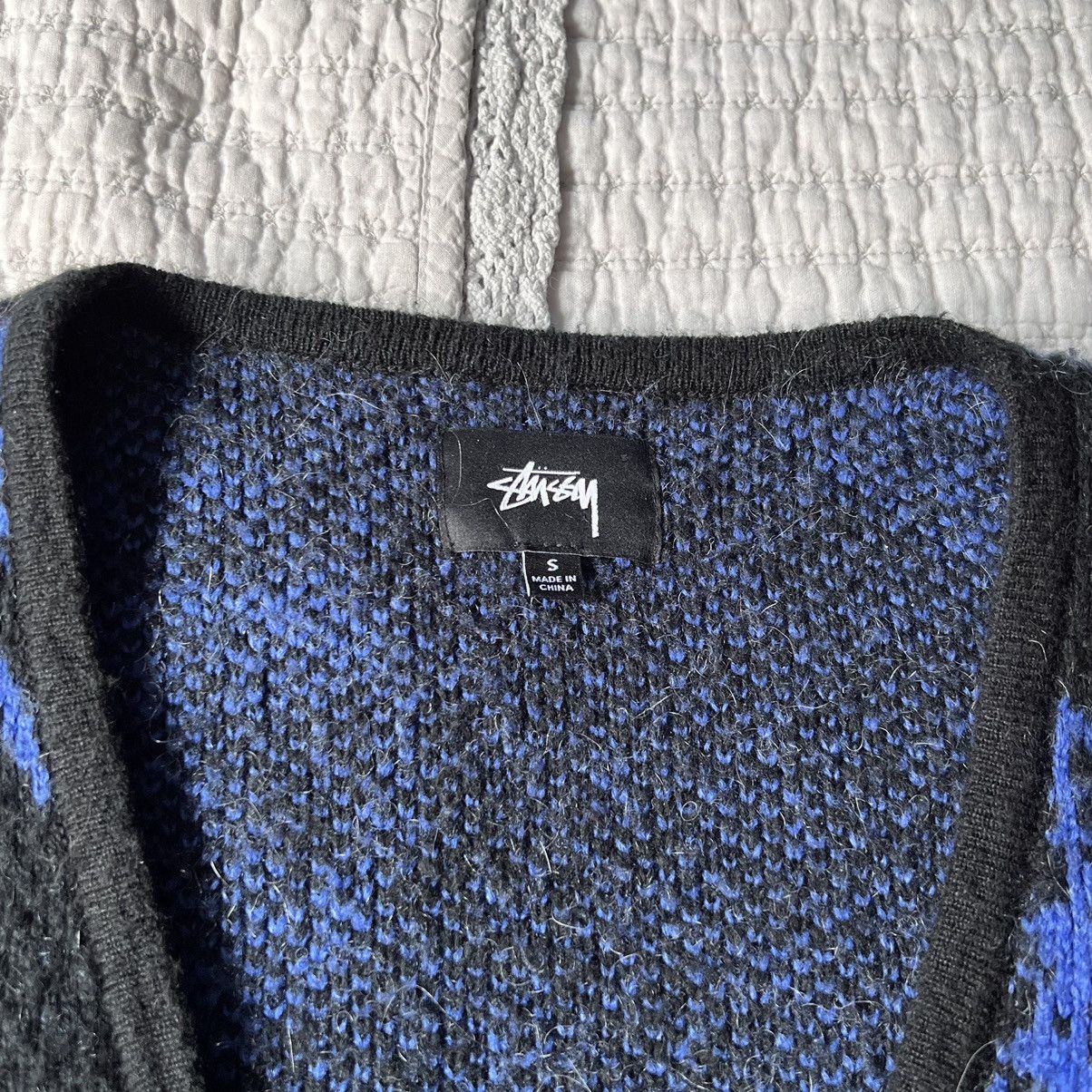 Stussy Stussy Mask Mohair Cardigan Size US S / EU 44-46 / 1 - 6 Thumbnail
