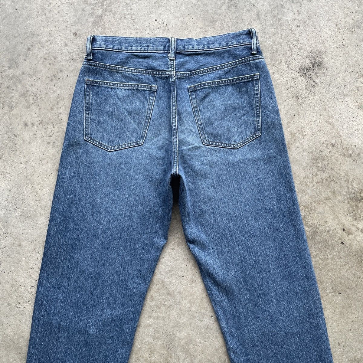 Japanese Brand Distressed💥 Vintage Japanese Brand Faded Denim Jeans Pants Size US 32 / EU 48 - 9 Thumbnail