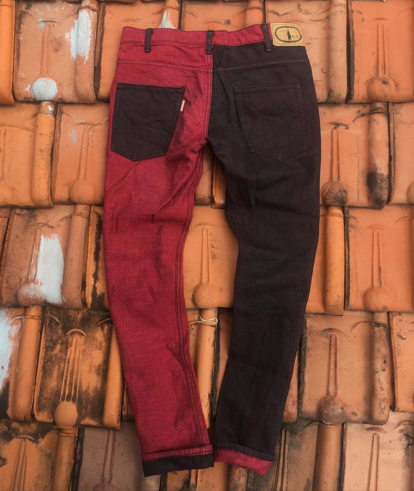 Japanese Brand Vintage Insula 2 Tones Denim Japan Size US 32 / EU 48 - 1 Thumbnail