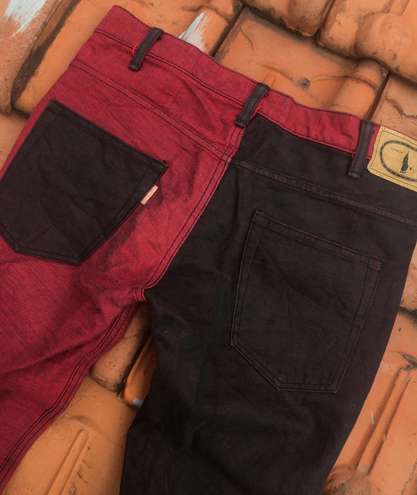 Japanese Brand Vintage Insula 2 Tones Denim Japan Size US 32 / EU 48 - 5 Thumbnail