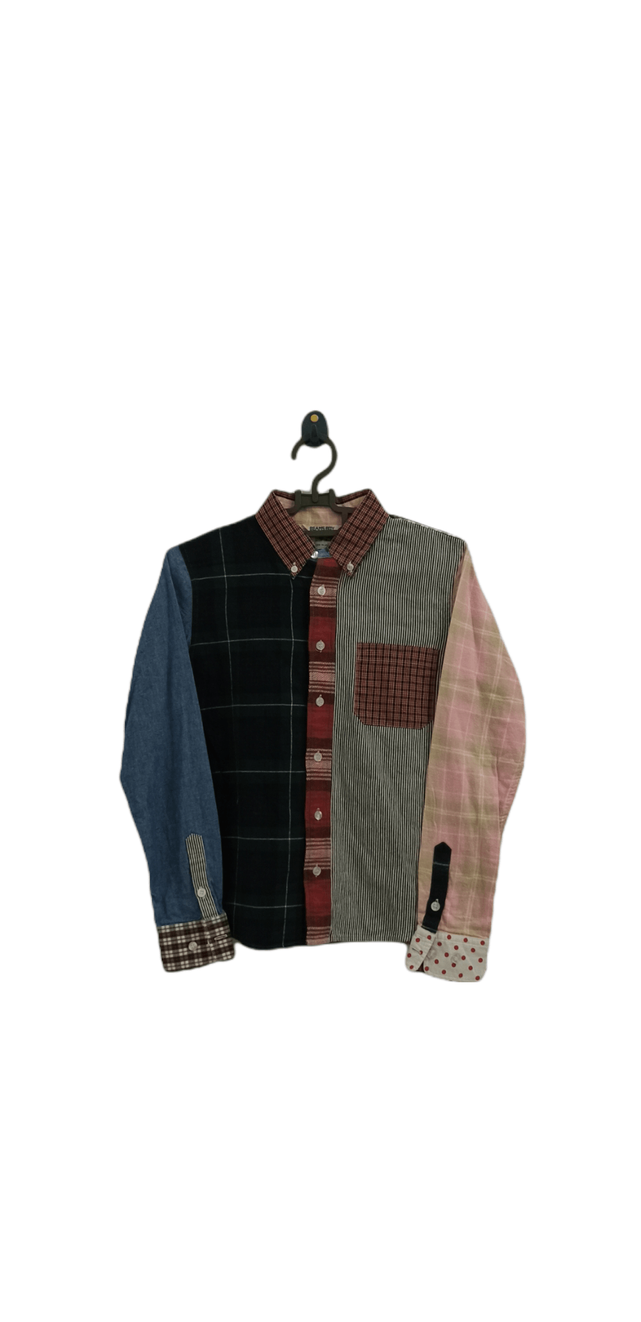 Beams Plus × Japanese Brand Made in Japan Beams Boy Rebuild Patchwork Button Ups Size US S / EU 44-46 / 1 - 1 Thumbnail