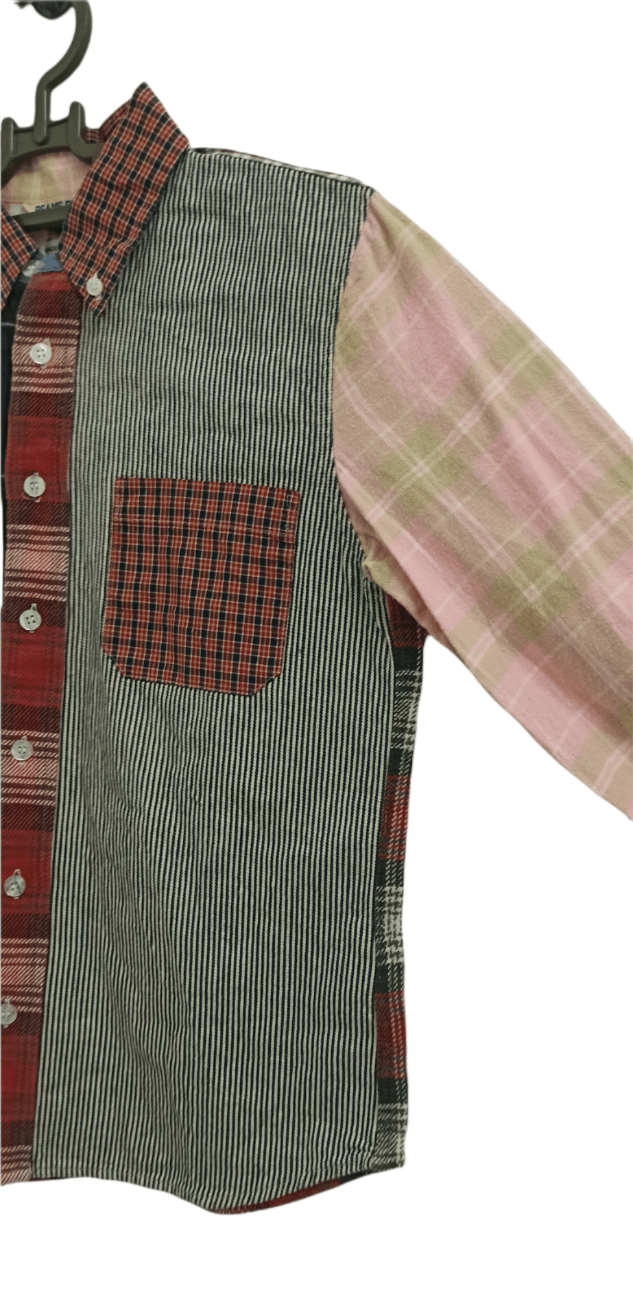 Beams Plus × Japanese Brand Made in Japan Beams Boy Rebuild Patchwork Button Ups Size US S / EU 44-46 / 1 - 5 Thumbnail