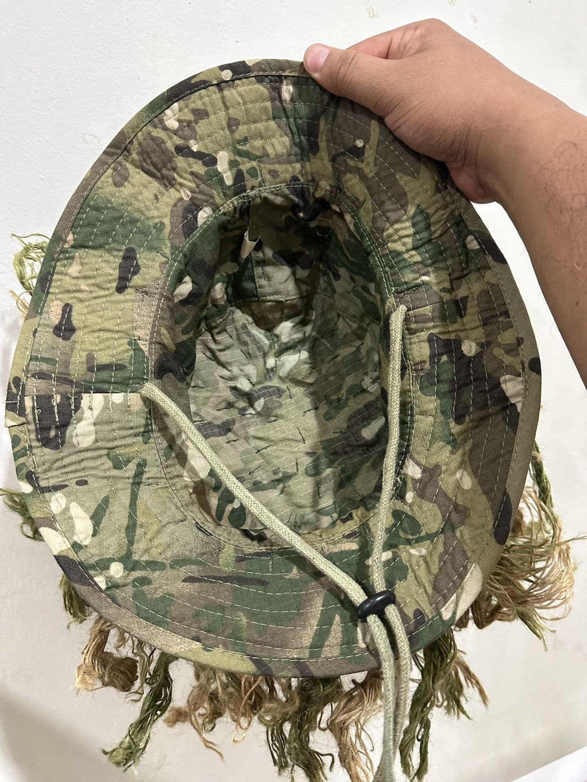 Other Tactical Grass Ghillie Yowie 3D Camo Hat Size ONE SIZE - 6 Thumbnail