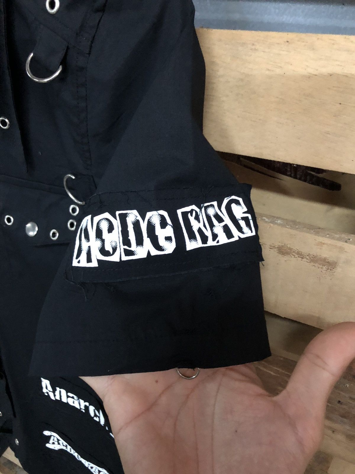 Japanese Brand ACDC RAG SEDITIONARIES PUNK DESIGN DOUBLE COLLAR SHIRT Size US S / EU 44-46 / 1 - 10 Thumbnail