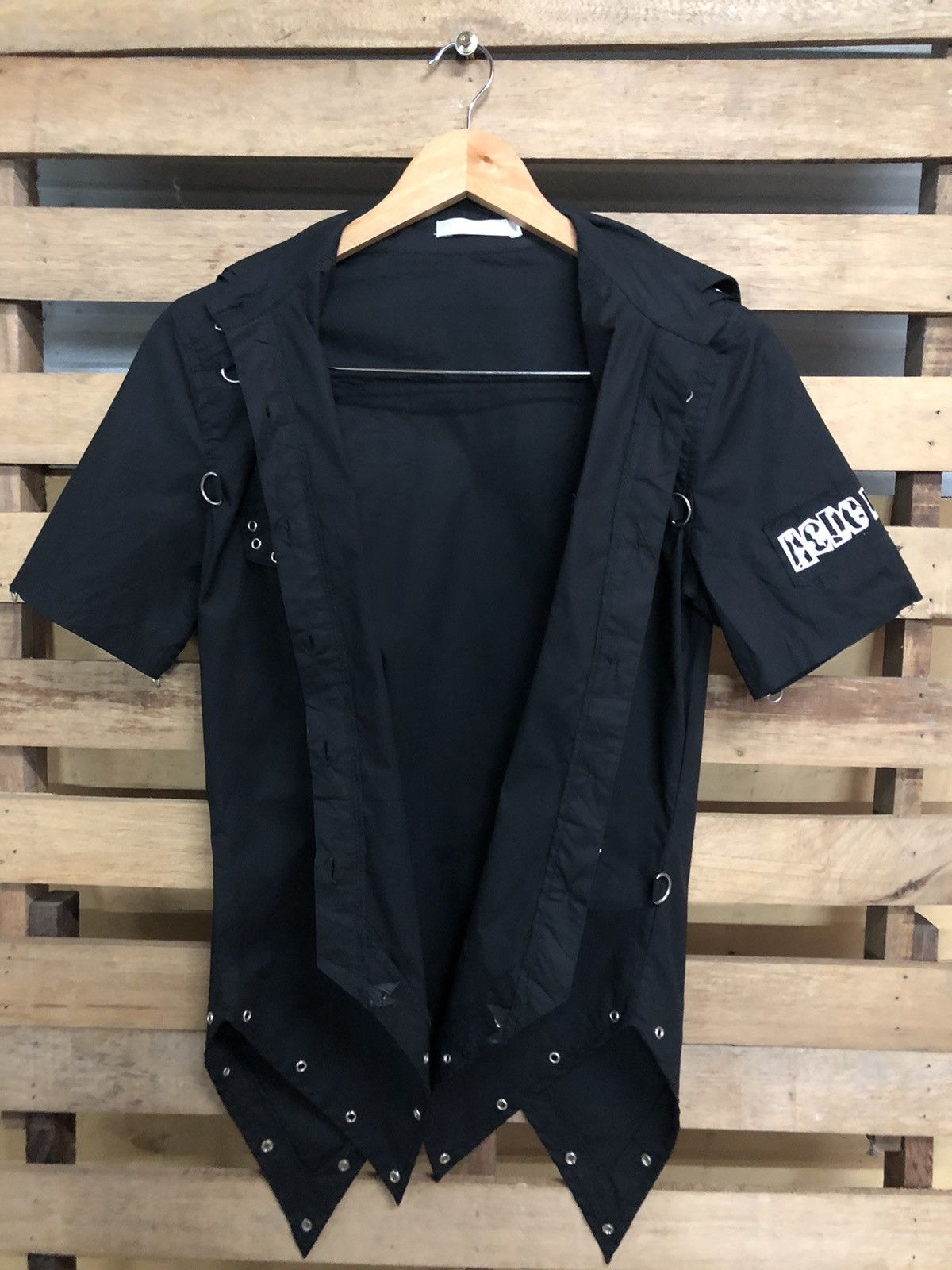 Japanese Brand ACDC RAG SEDITIONARIES PUNK DESIGN DOUBLE COLLAR SHIRT Size US S / EU 44-46 / 1 - 5 Thumbnail