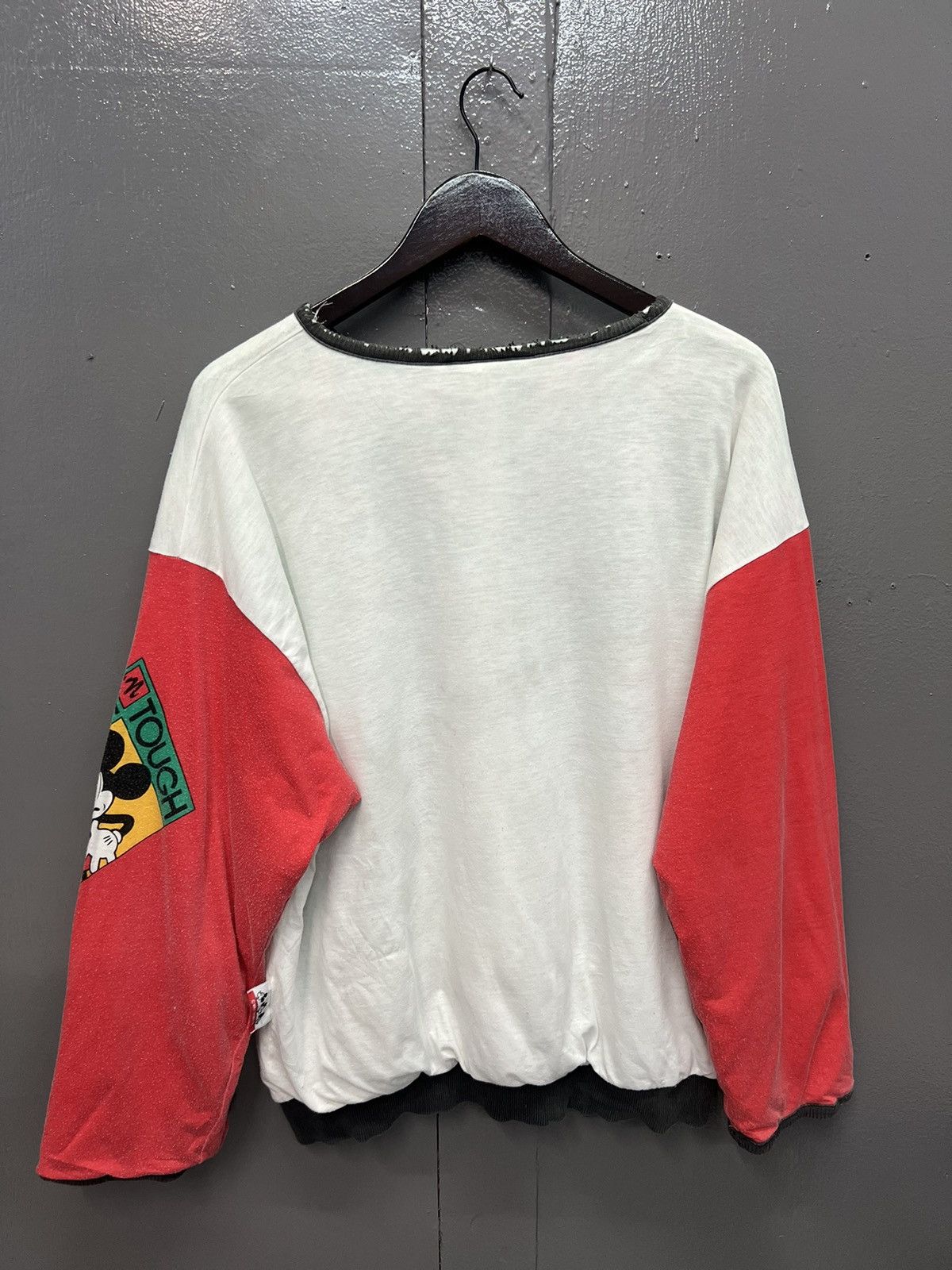 Disney VINTAGE MICKEY MOUSE SWEATSHIRT REVERSIBLE Size US L / EU 52-54 / 3 - 7 Thumbnail