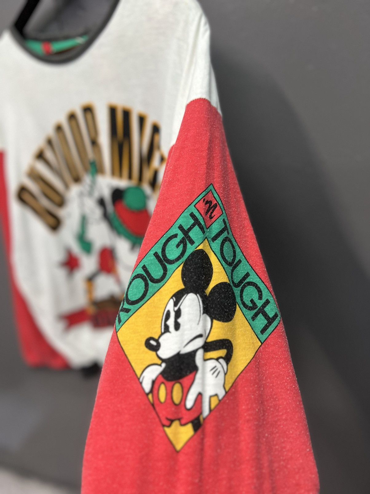 Disney VINTAGE MICKEY MOUSE SWEATSHIRT REVERSIBLE Size US L / EU 52-54 / 3 - 5 Thumbnail