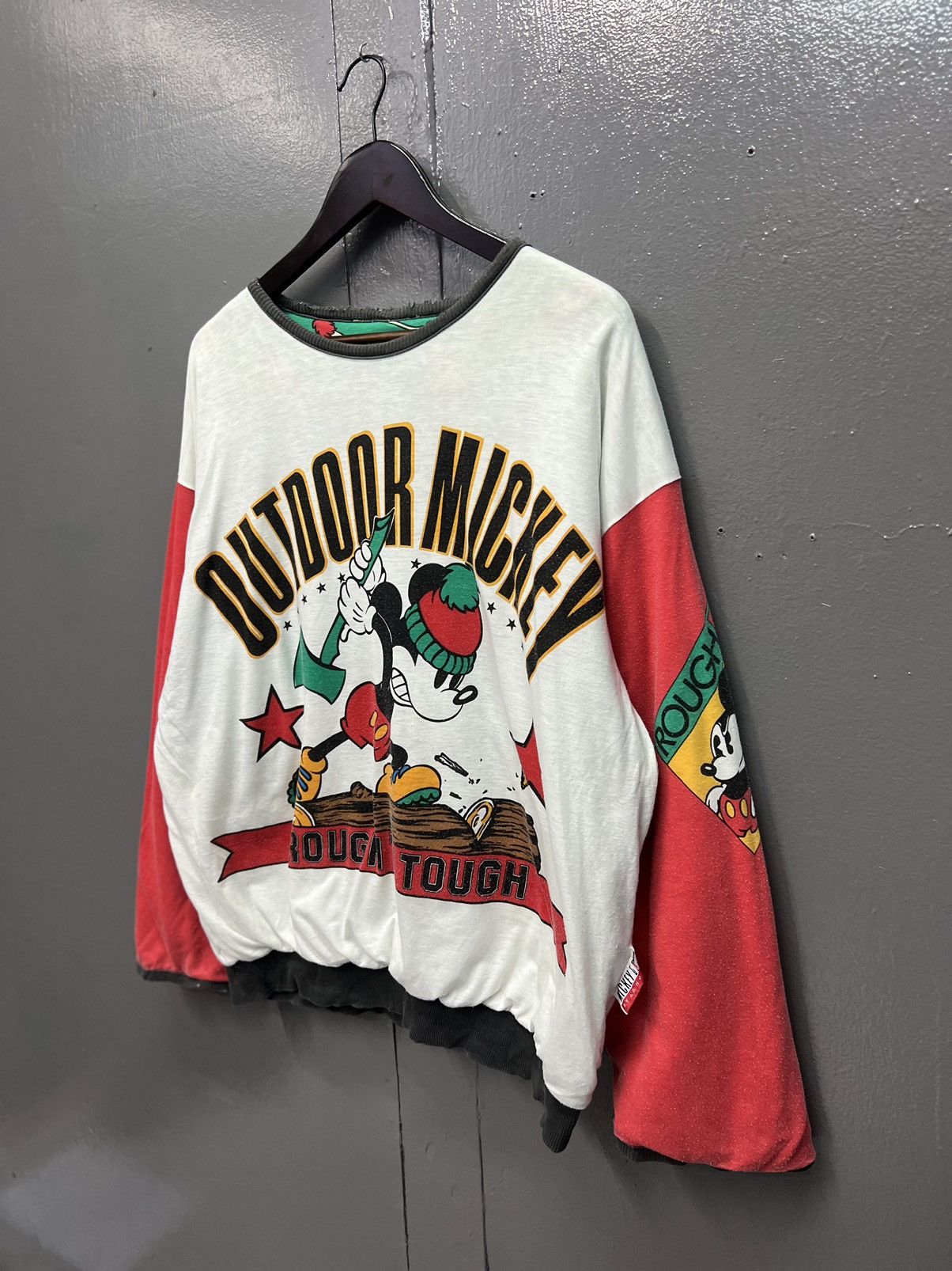 Disney VINTAGE MICKEY MOUSE SWEATSHIRT REVERSIBLE Size US L / EU 52-54 / 3 - 3 Thumbnail