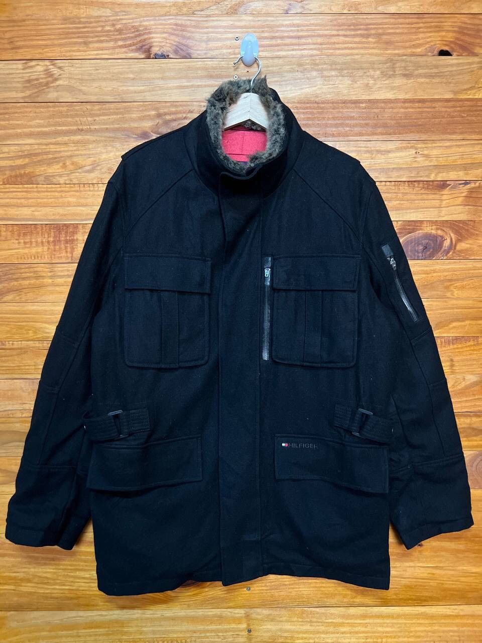 Tommy Hilfiger TOMMY HILFIGER WOOL FIELD JACKET Size US S / EU 44-46 / 1 - 1 Thumbnail