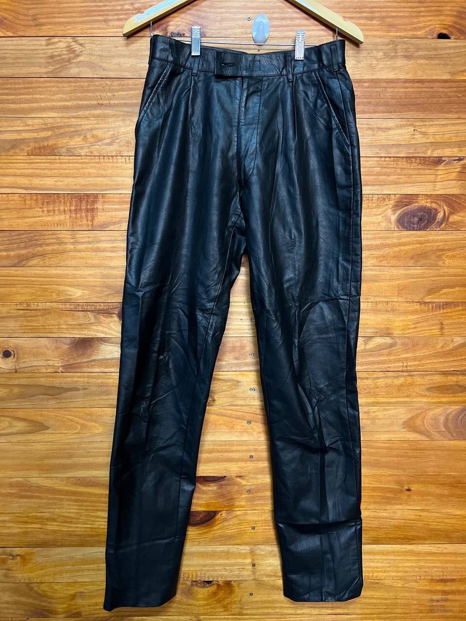 Genuine Leather LEATHER PANTS SIZE 28 Size US 28 / EU 44 - 1 Thumbnail