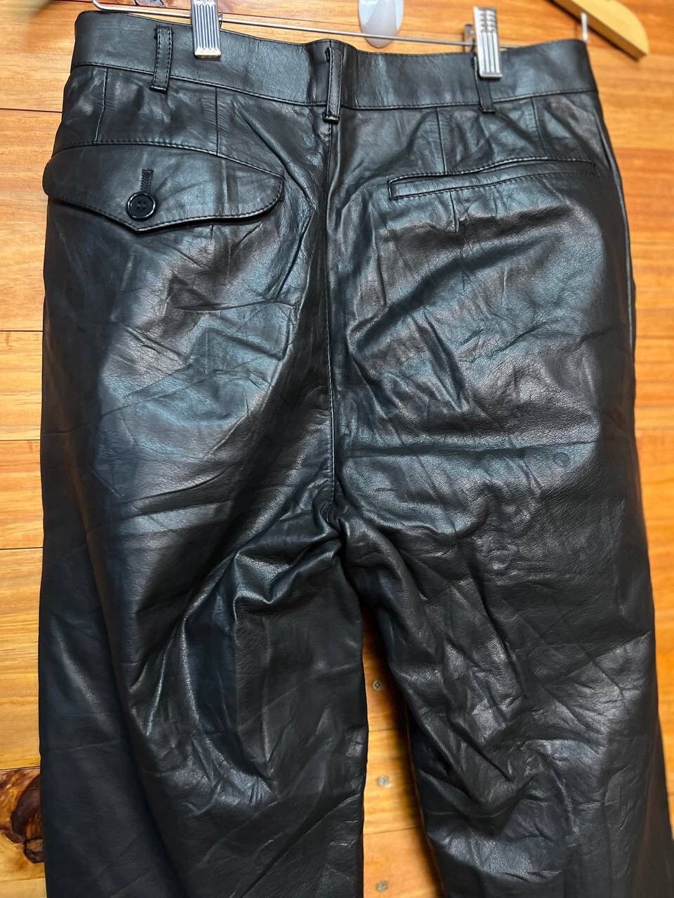 Genuine Leather LEATHER PANTS SIZE 28 Size US 28 / EU 44 - 7 Thumbnail