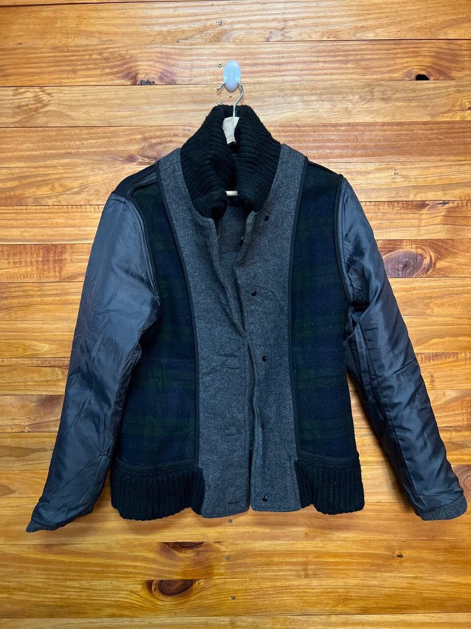 Japanese Brand GENUINE ARTICLES WOOL BLEND BORG COLLAR JACKET Size US M / EU 48-50 / 2 - 11 Thumbnail