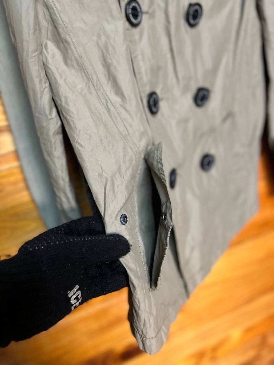 PPFM PPFM DOUBLE BREAST NYLON TRENCH COAT Size US L / EU 52-54 / 3 - 9 Thumbnail