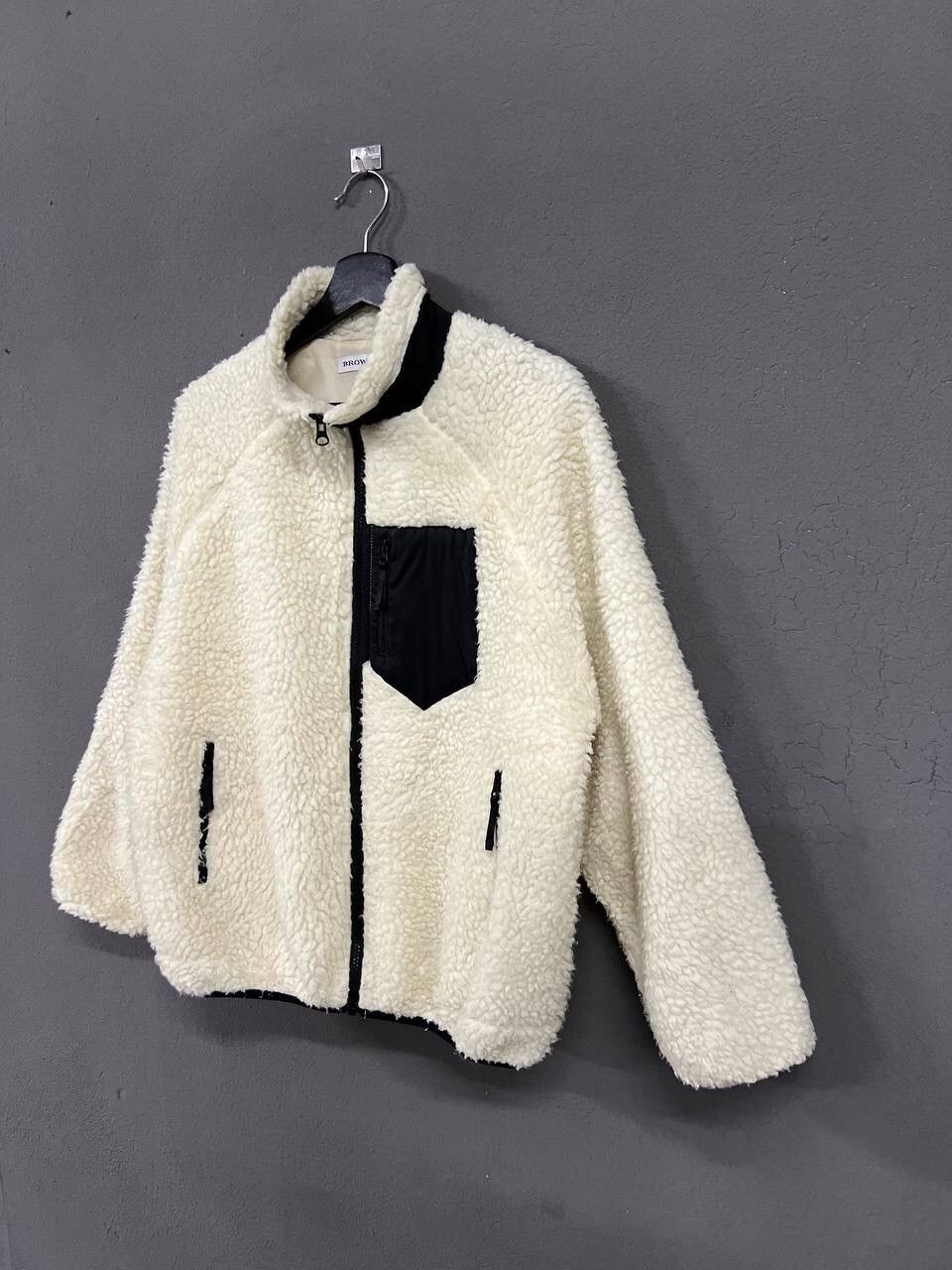 Japanese Brand BROWNY DEEP PILE JACKET Size US L / EU 52-54 / 3 - 3 Thumbnail