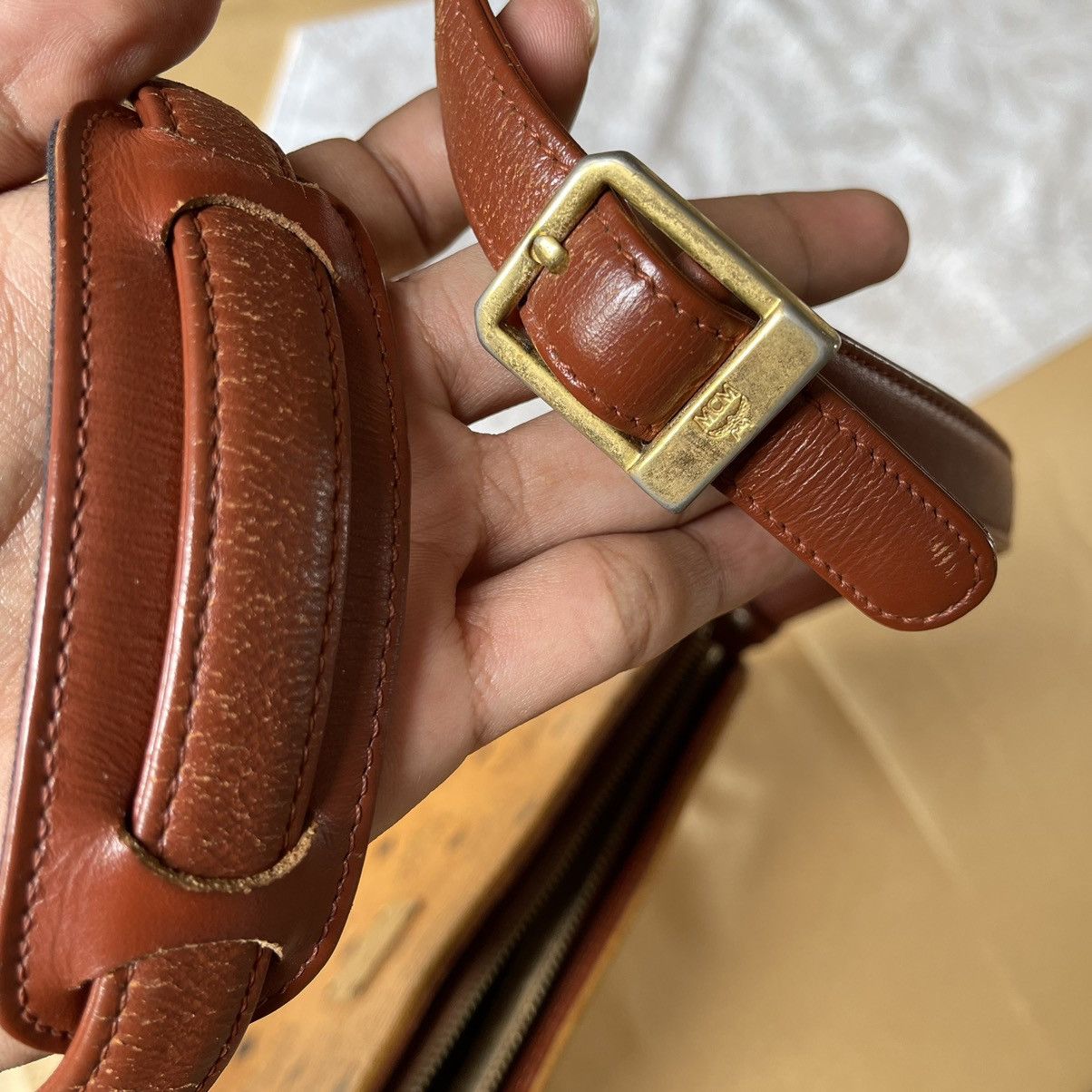 MCM MCM MUNCHEN C7997 leather slingbag Size ONE SIZE - 8 Thumbnail