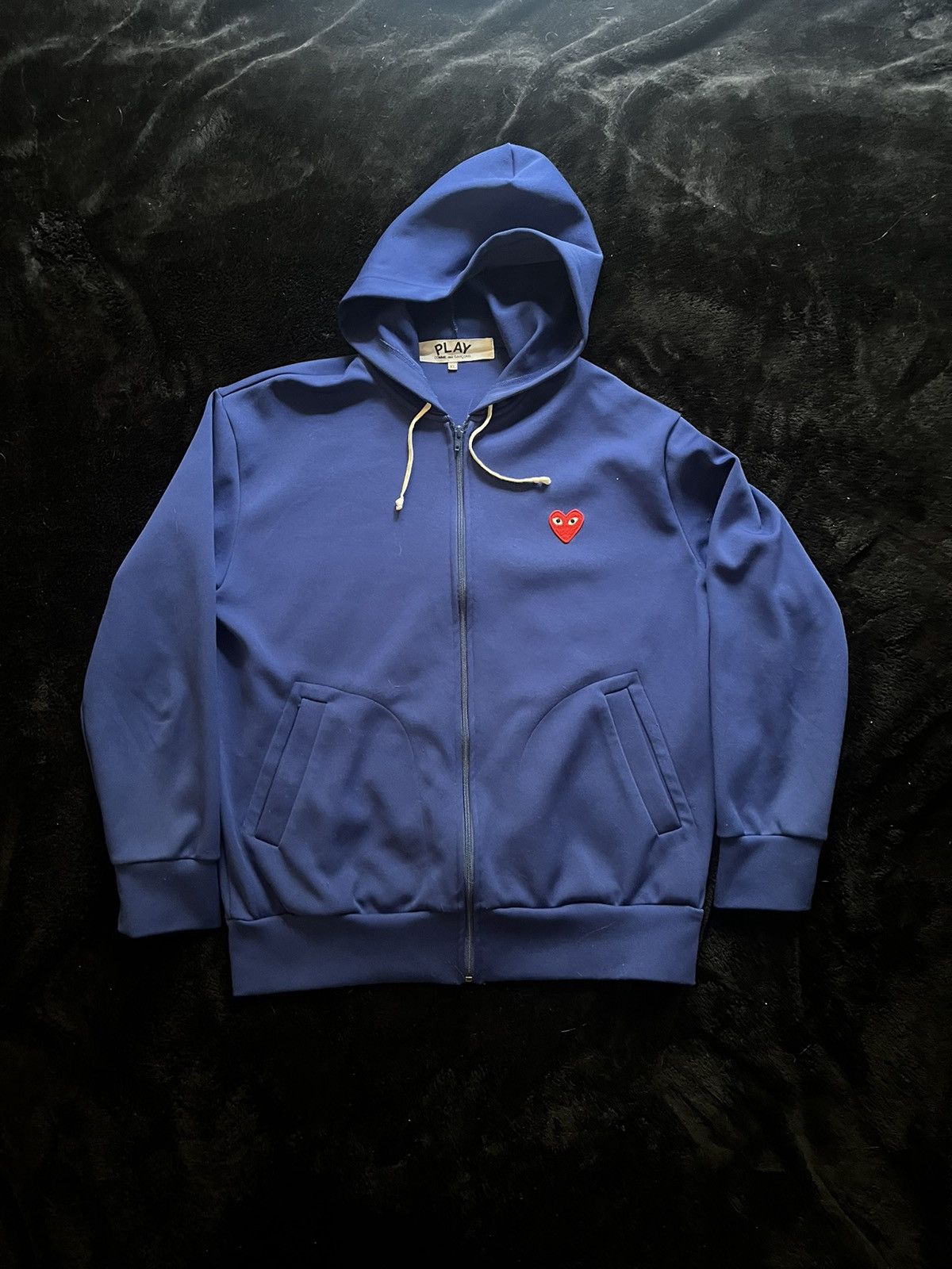 Commes Des Garçons Heart Zip Up