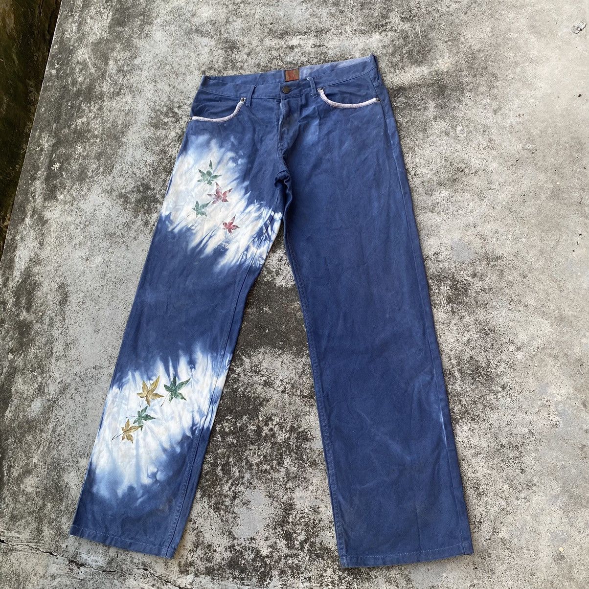 Japanese Brand × Vintage Vintage Japanese Brand Faded Printed Jeans Size US 34 / EU 50 - 6 Thumbnail