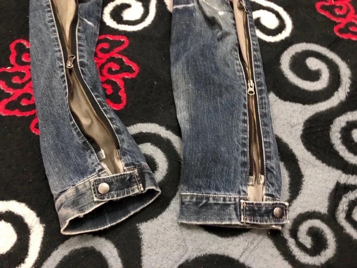 Japanese Brand × PPFM Japanese PPFM Bondage Zipper Jeans Size US 32 / EU 48 - 9 Thumbnail