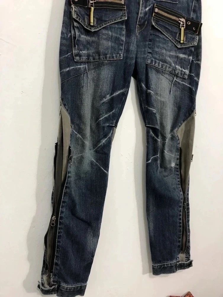 Japanese Brand × PPFM Japanese PPFM Bondage Zipper Jeans Size US 32 / EU 48 - 5 Thumbnail